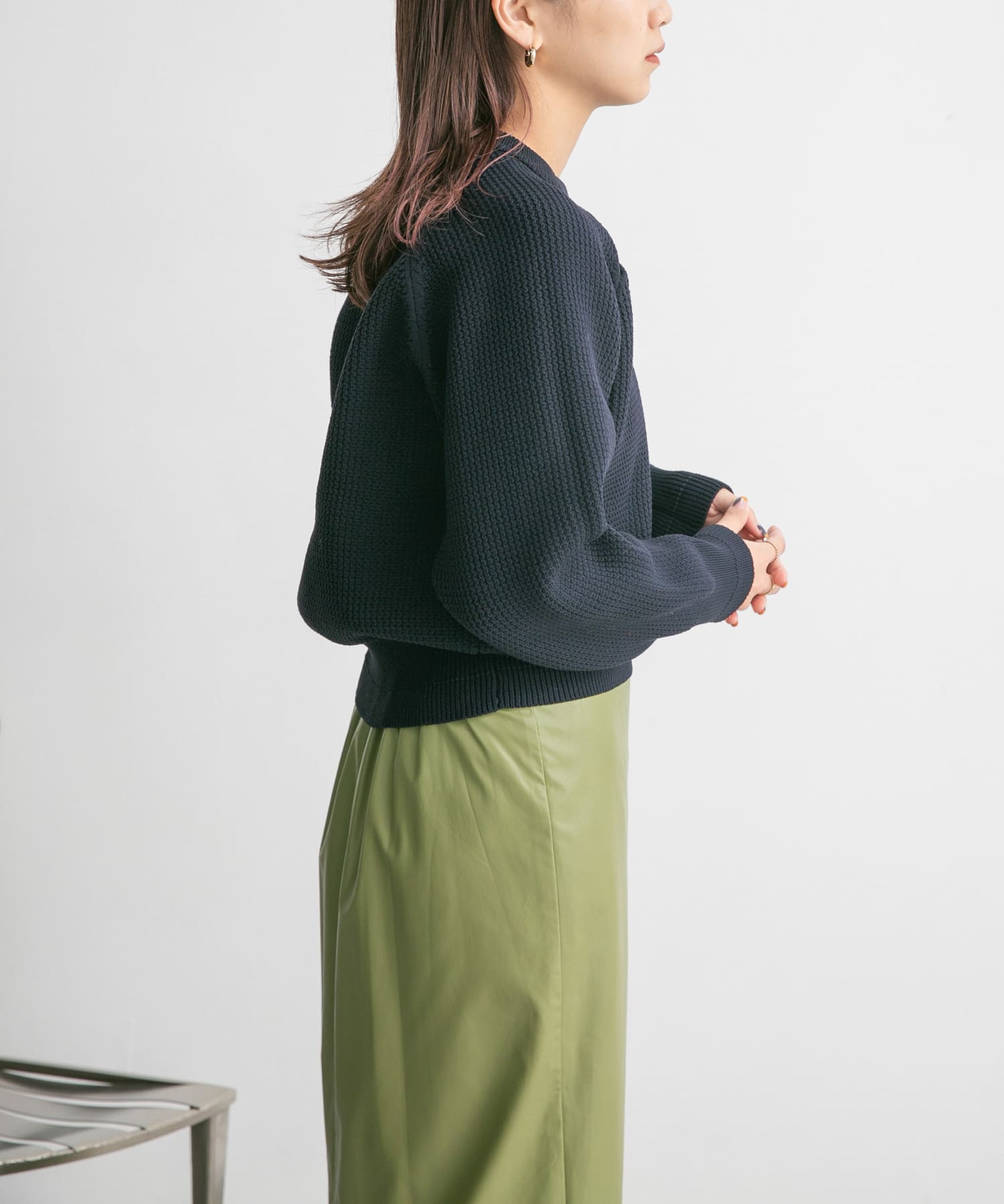 ショルダーオープンニット(one L.KHAKI): トップス｜URBAN