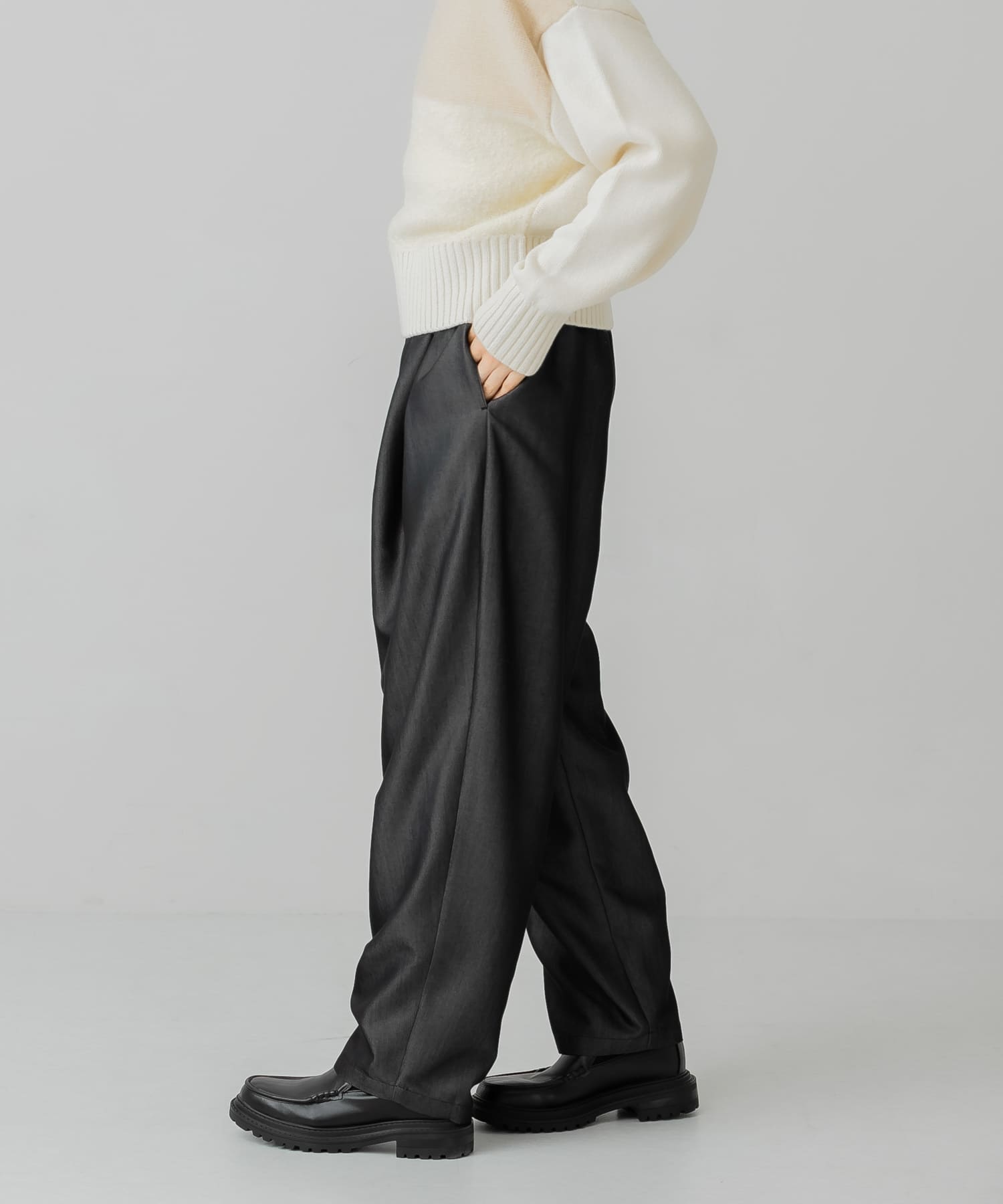 身長：159cm サイズ：one