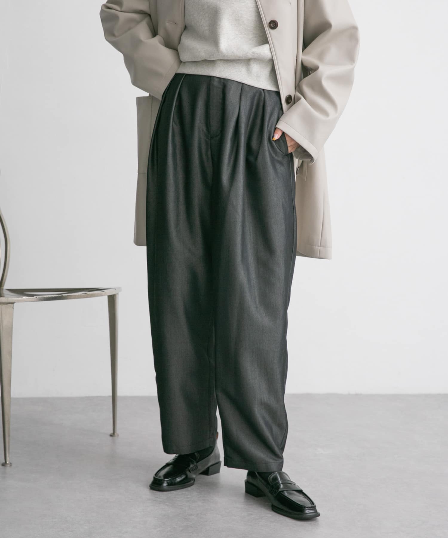 身長：165cm サイズ：one