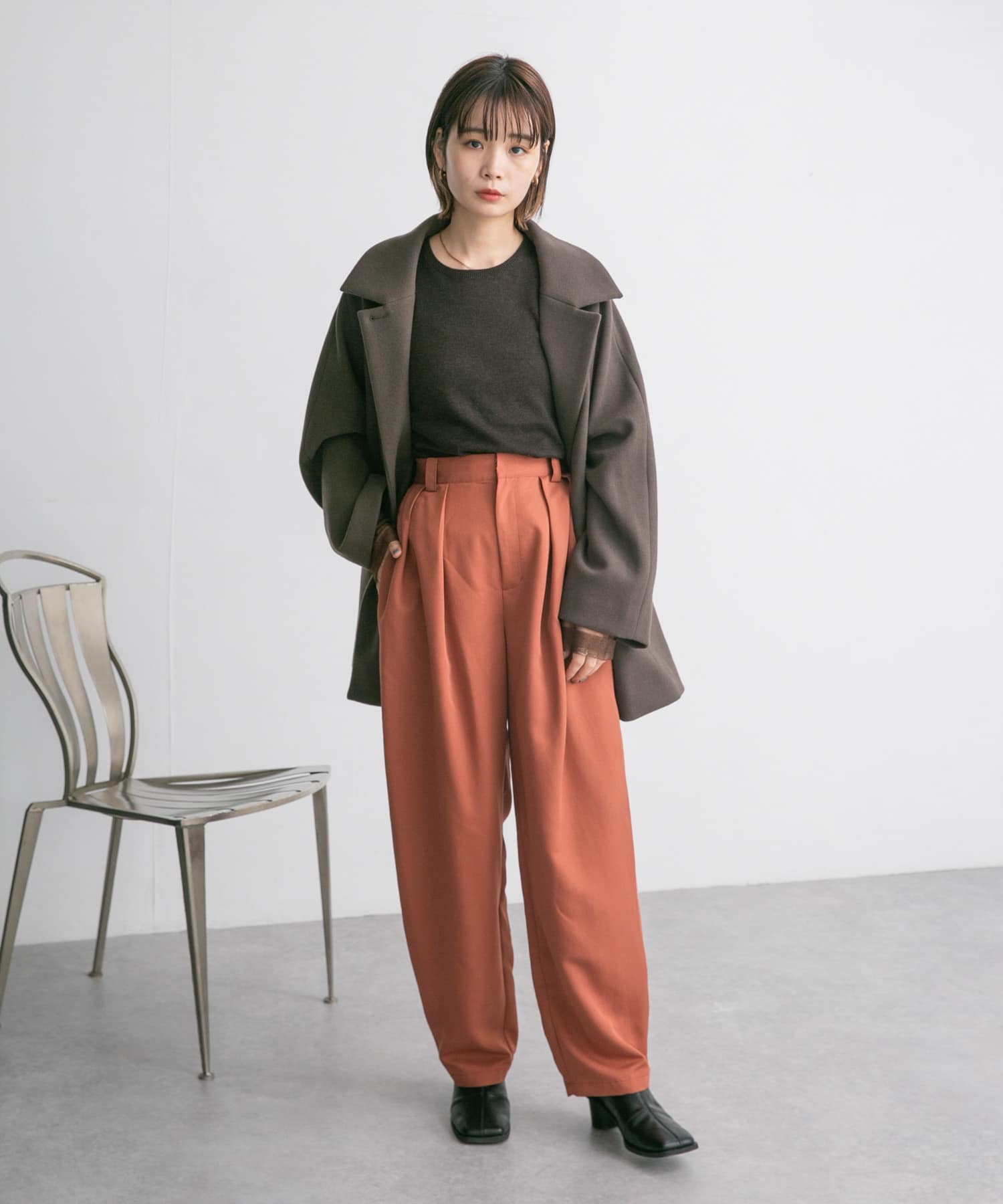 身長：160cm サイズ：one