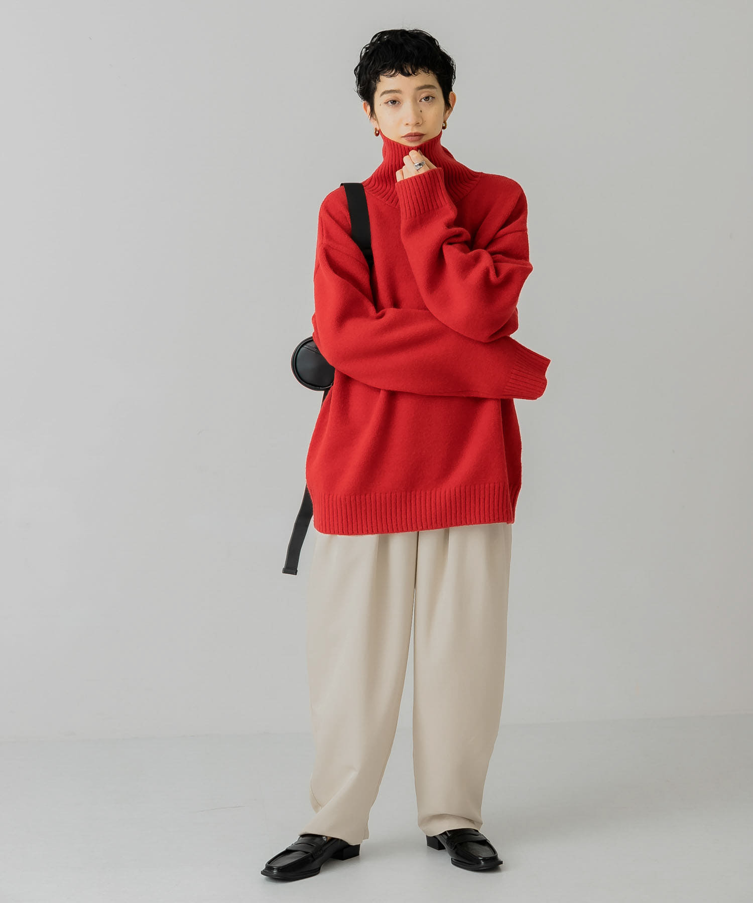 身長：159cm サイズ：one