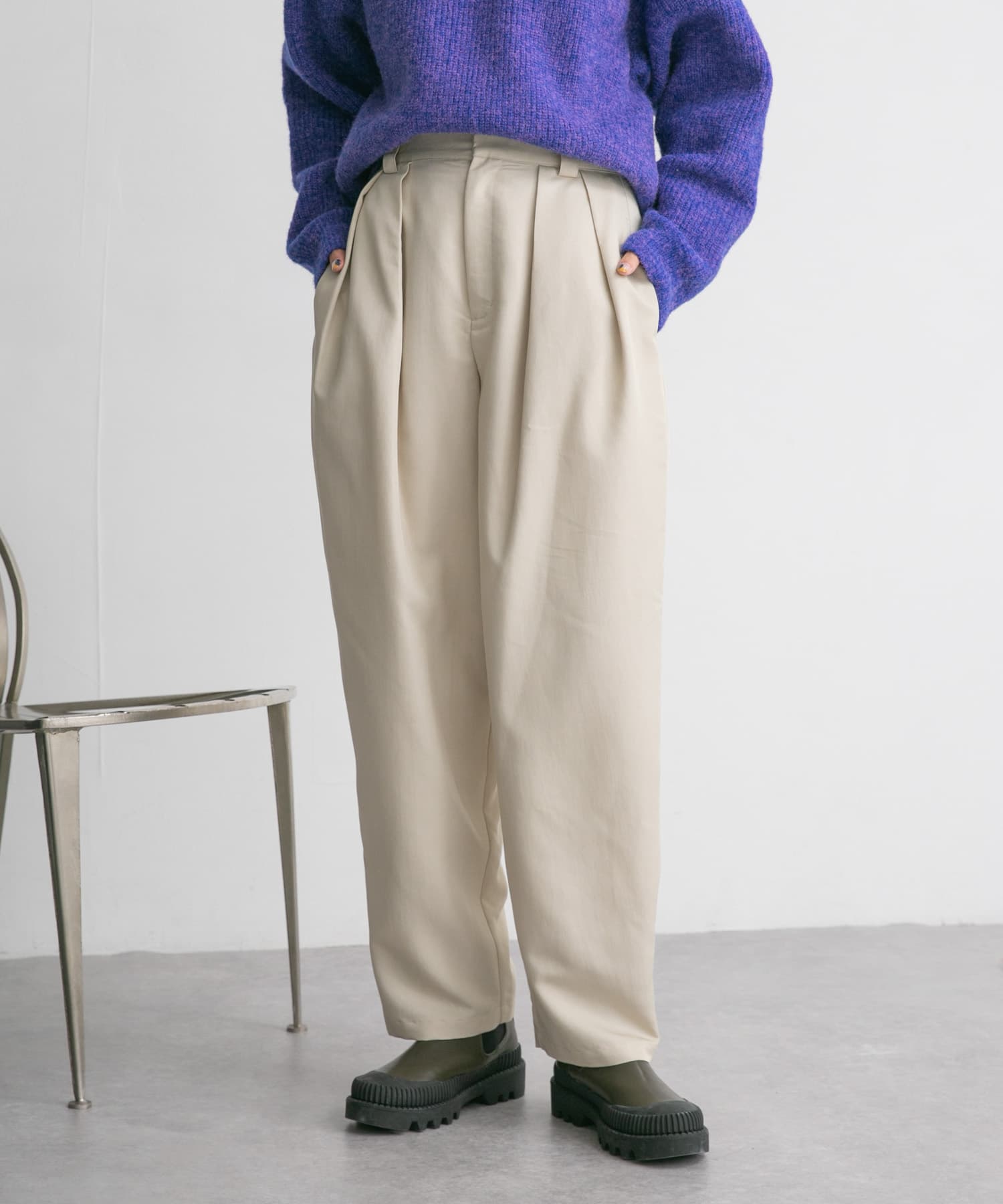 身長：165cm サイズ：one