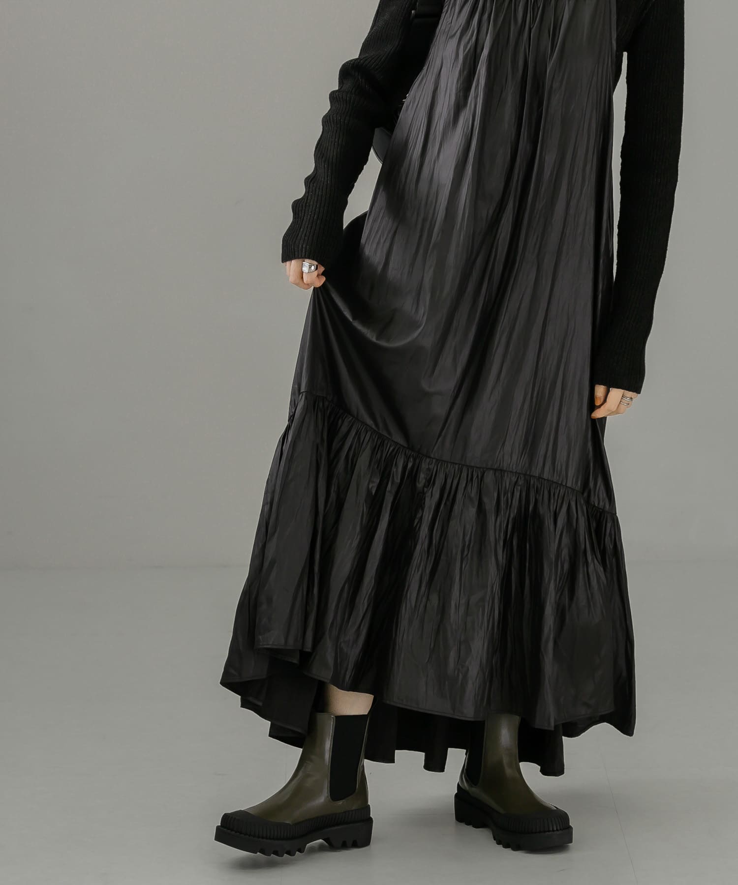 身長：159cm サイズ：one
