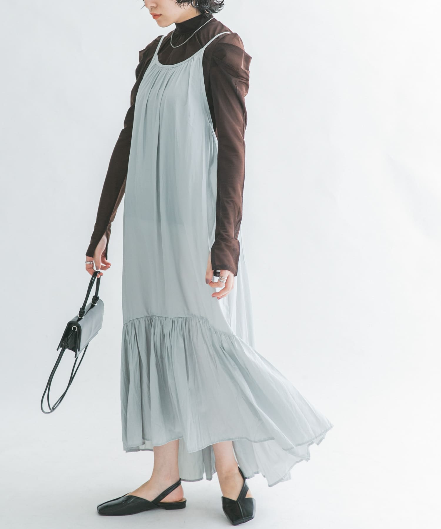 身長：160cm サイズ：one