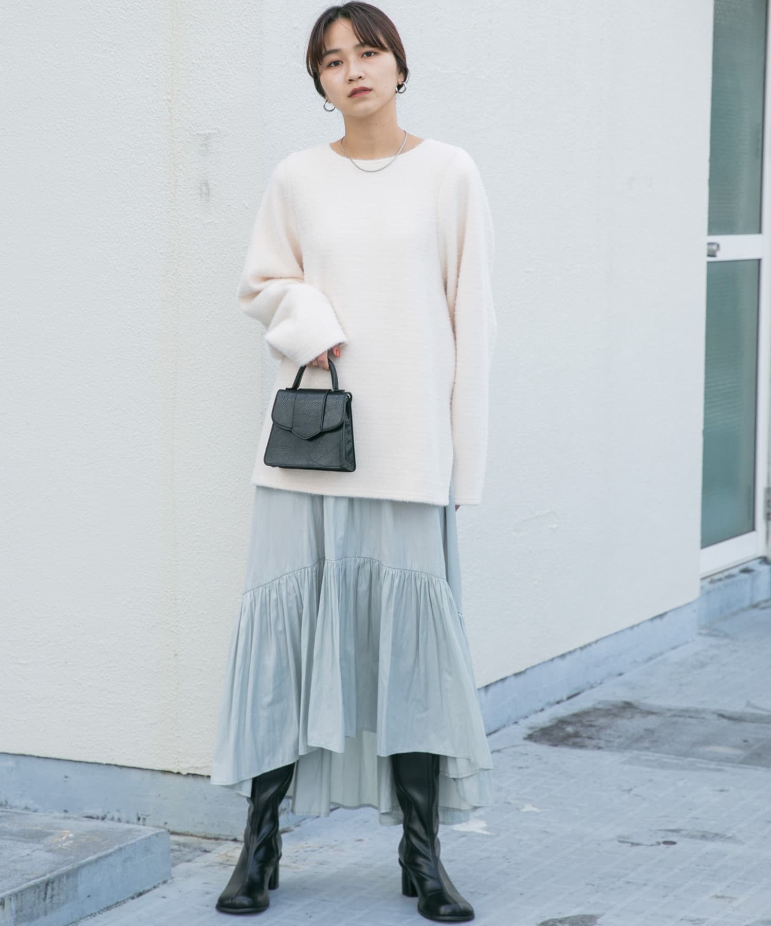 身長：165cm サイズ：one