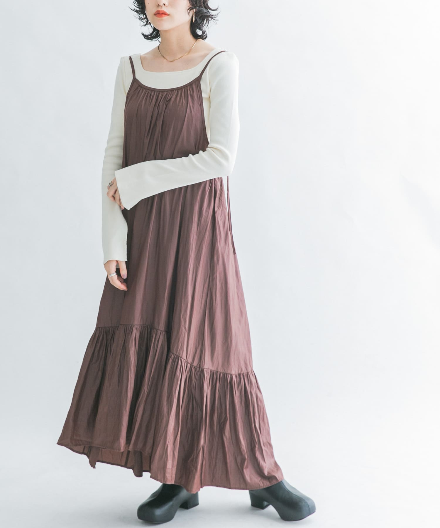 身長：160cm サイズ：one