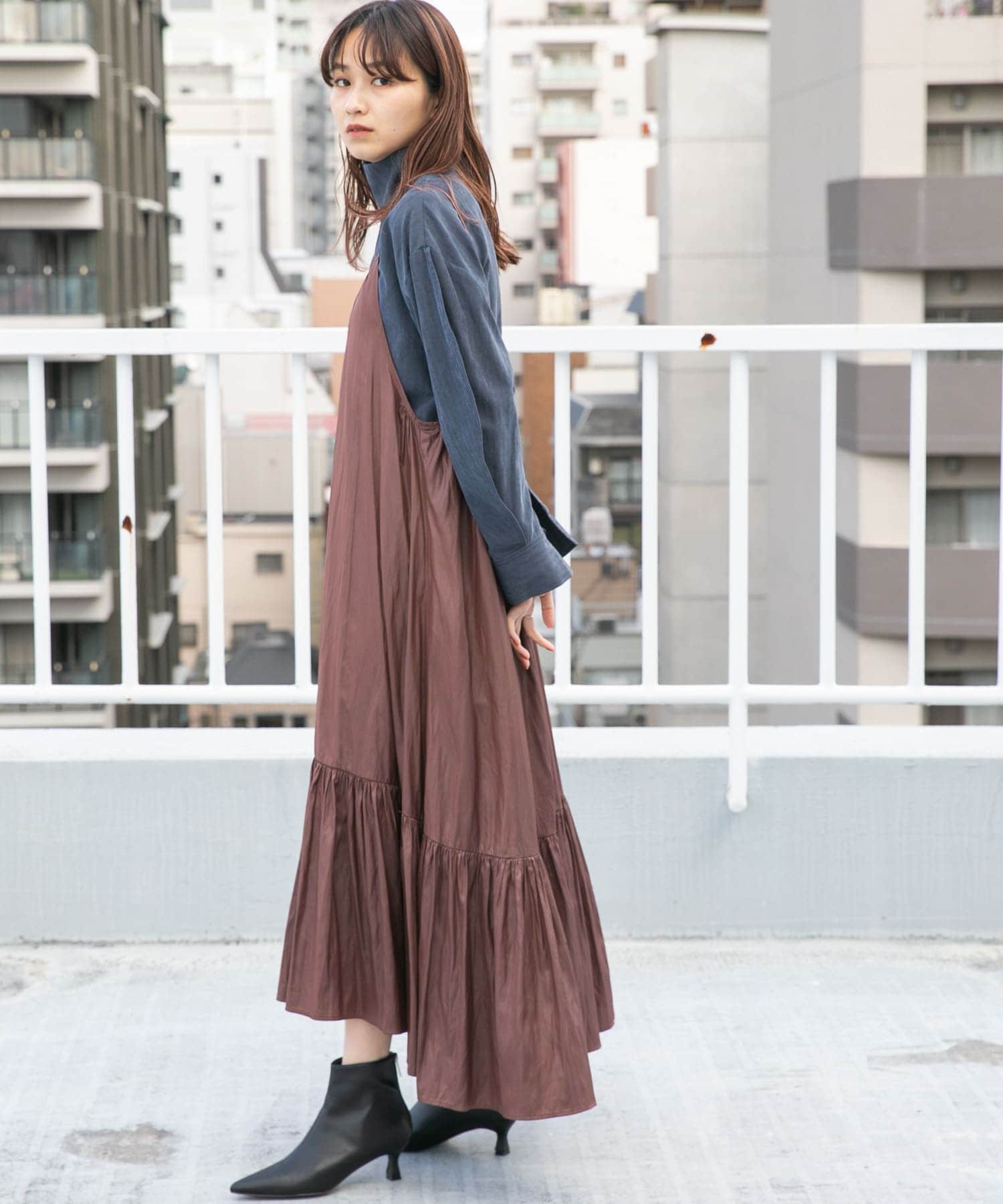 身長：165cm サイズ：one