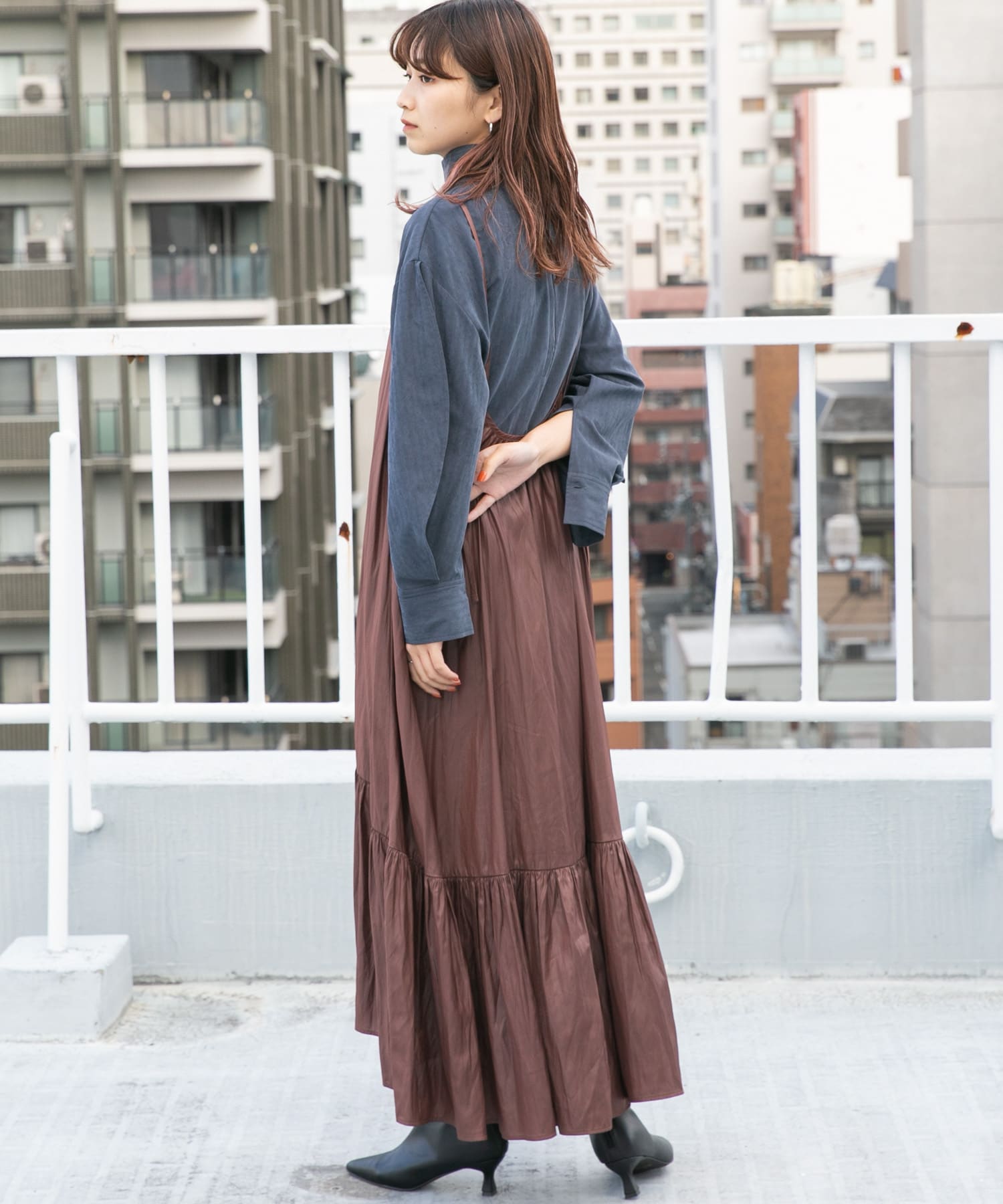 身長：165cm サイズ：one