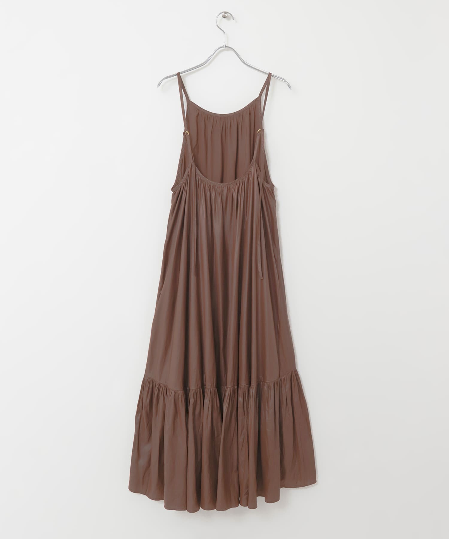 ティアードキャミワンピース BROWN one