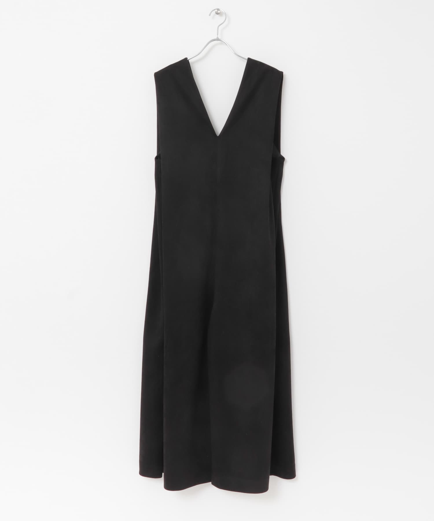ショルダータックスエードサロペット BLACK 36
