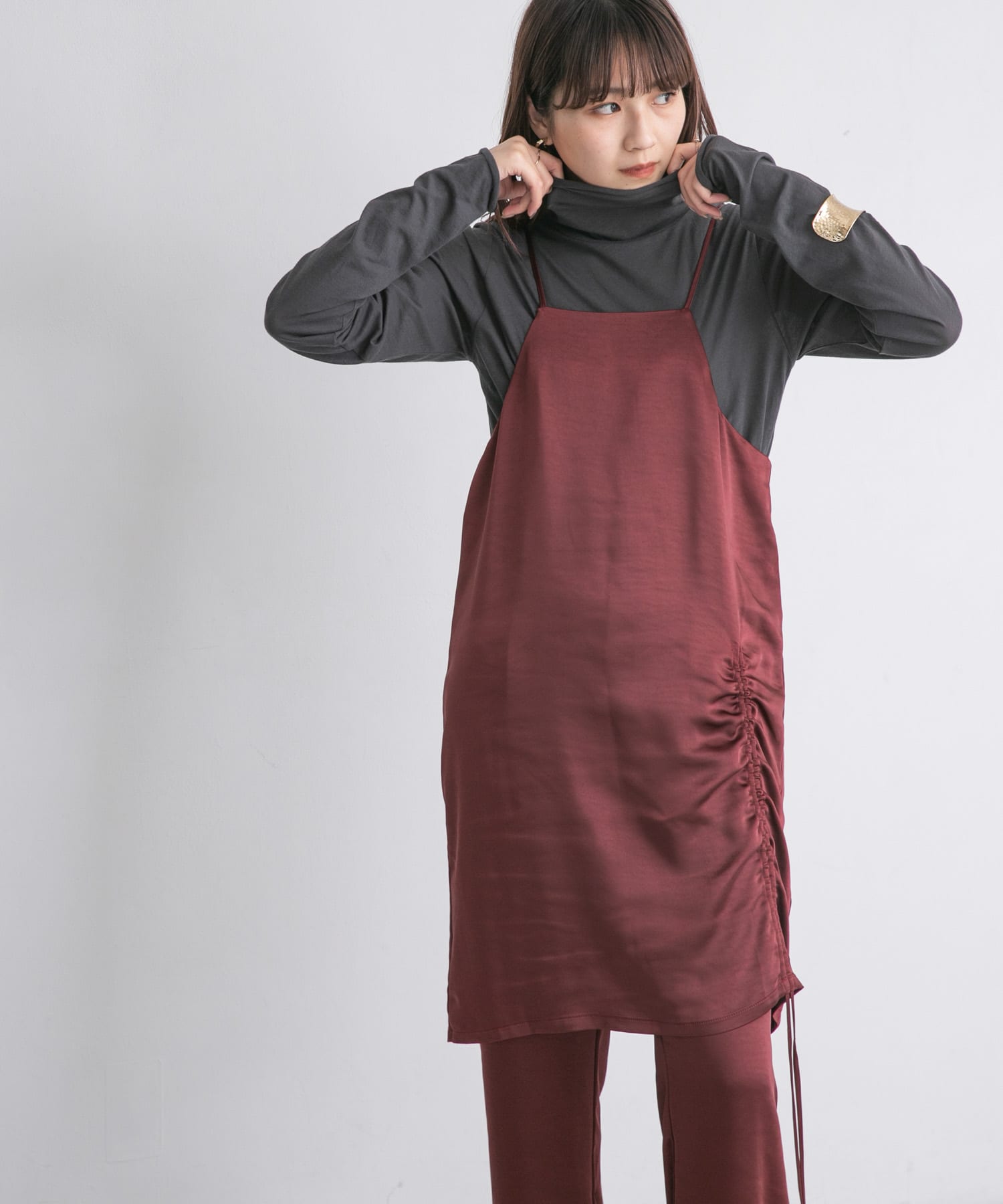 身長：165cm サイズ：one