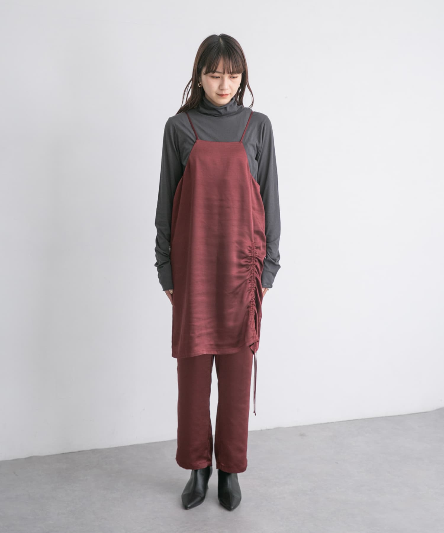 身長：165cm サイズ：one