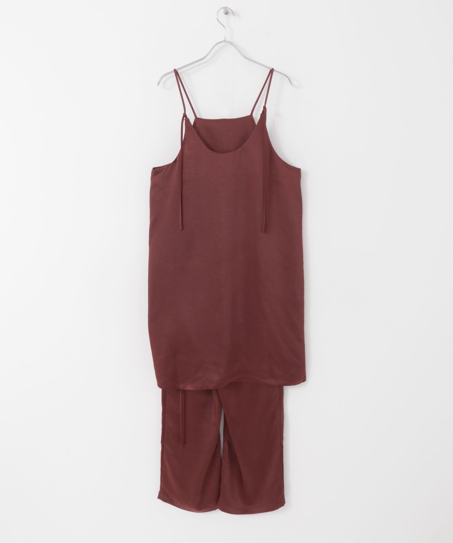 セットアップキャミワンピース BORDEAUX one