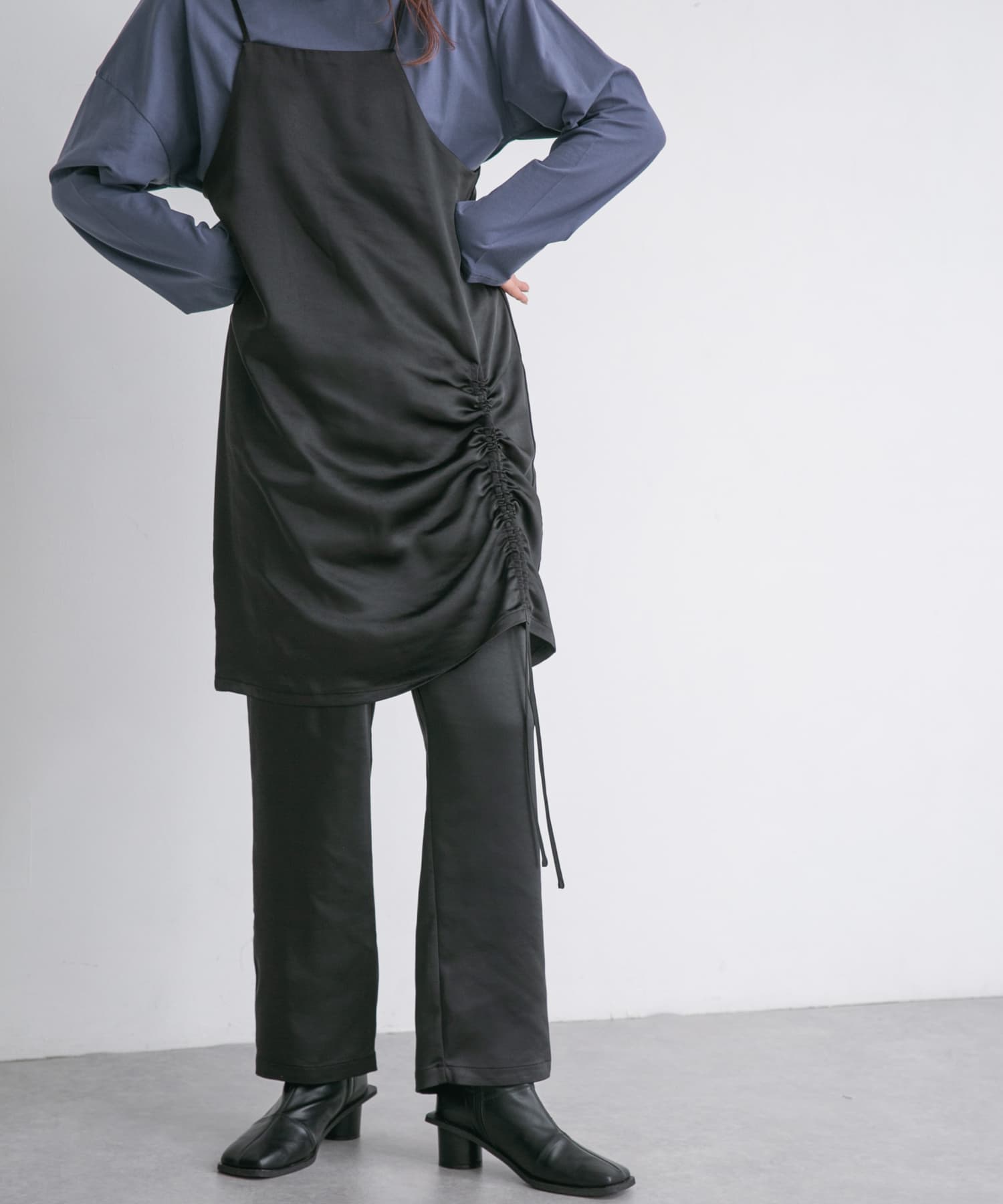 身長：165cm サイズ：one
