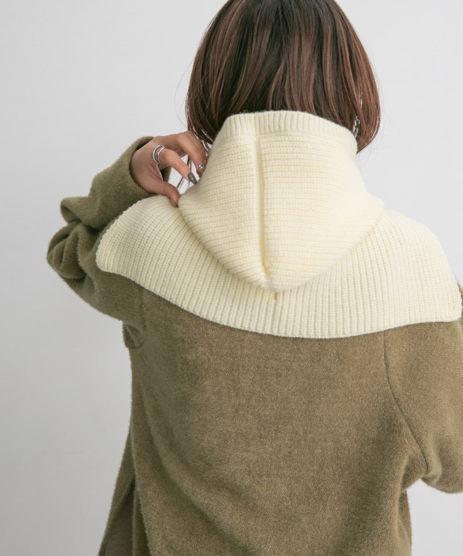 ビッグニットバラクラバ IVORY one