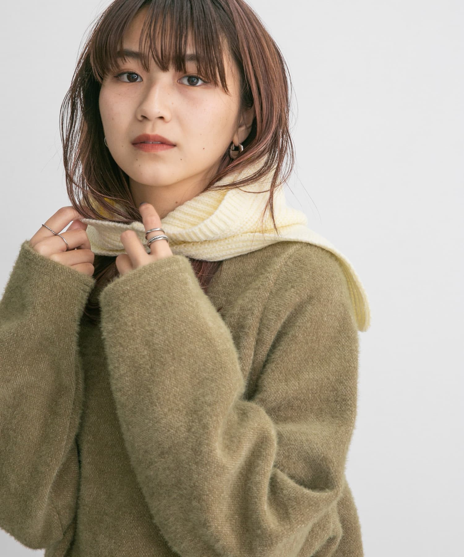 ビッグニットバラクラバ IVORY one