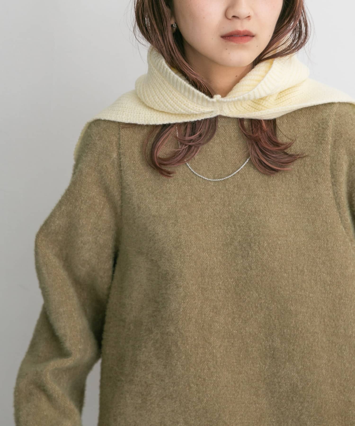 ビッグニットバラクラバ IVORY one