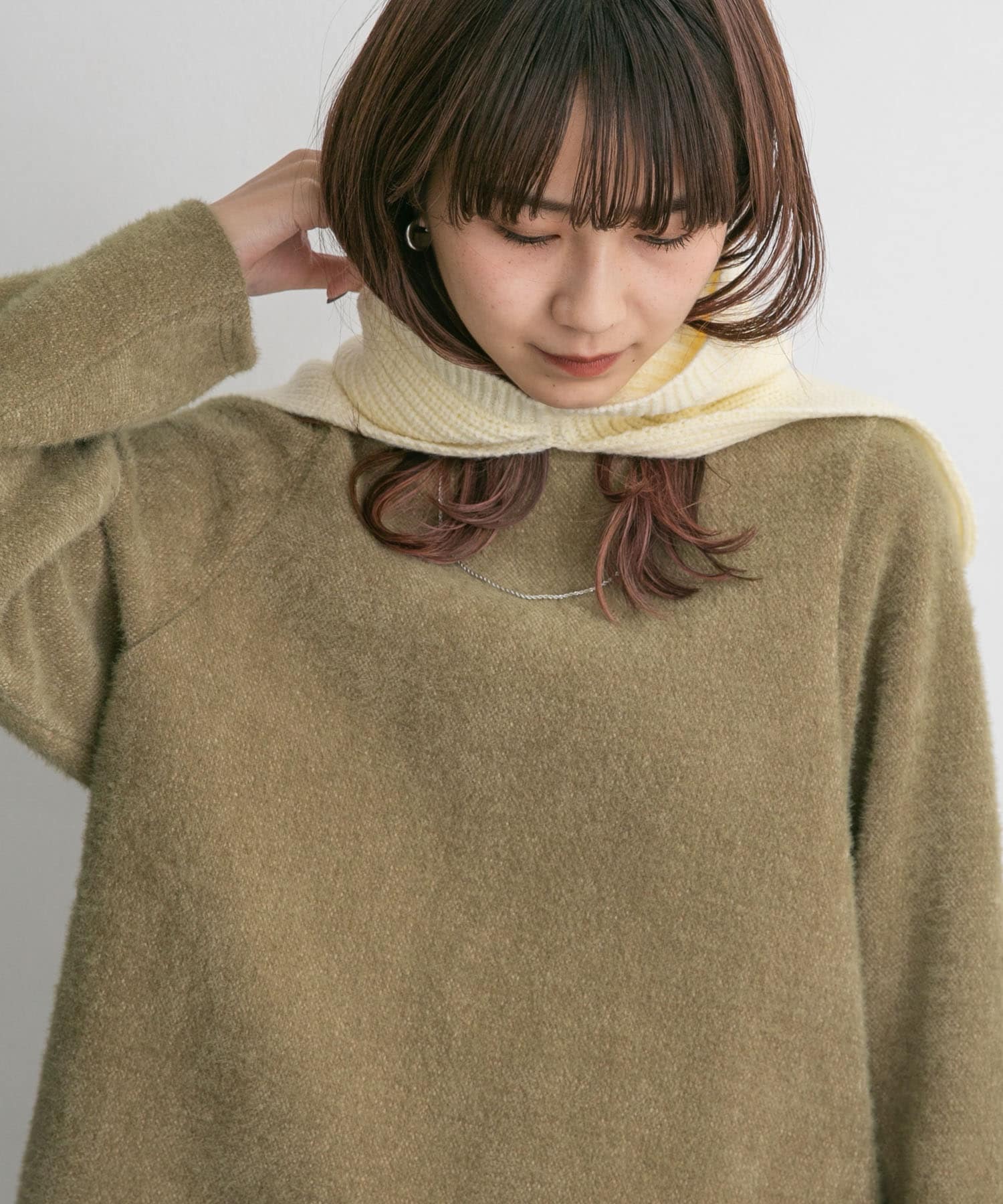 ビッグニットバラクラバ IVORY one