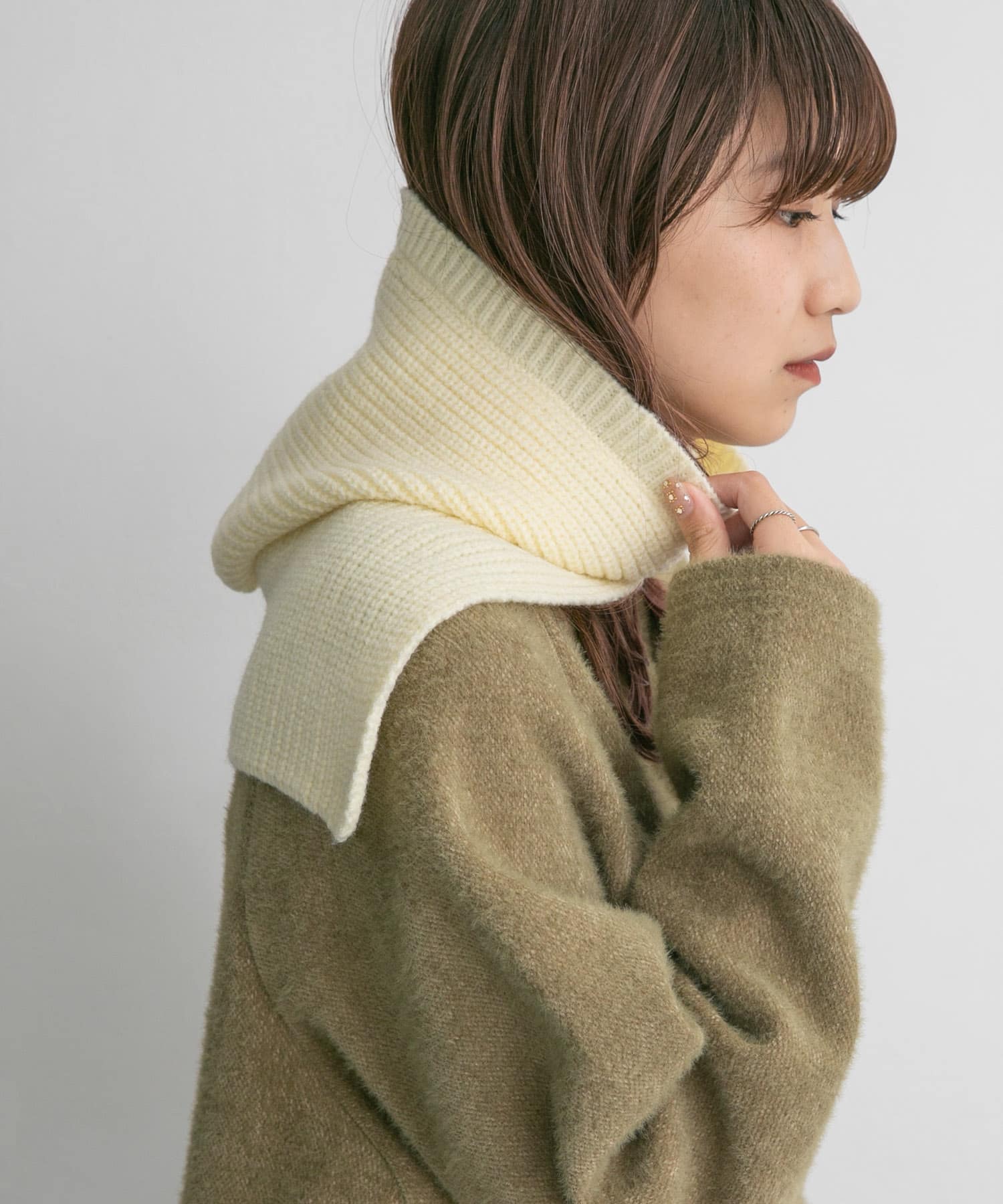 ビッグニットバラクラバ IVORY one