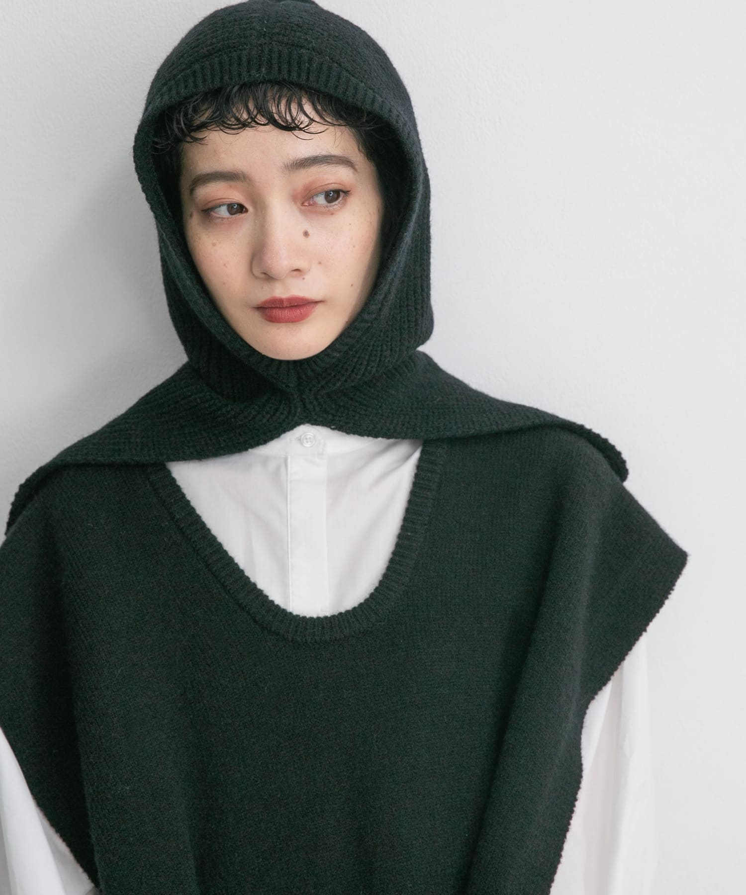 ビッグニットバラクラバ BLACK one