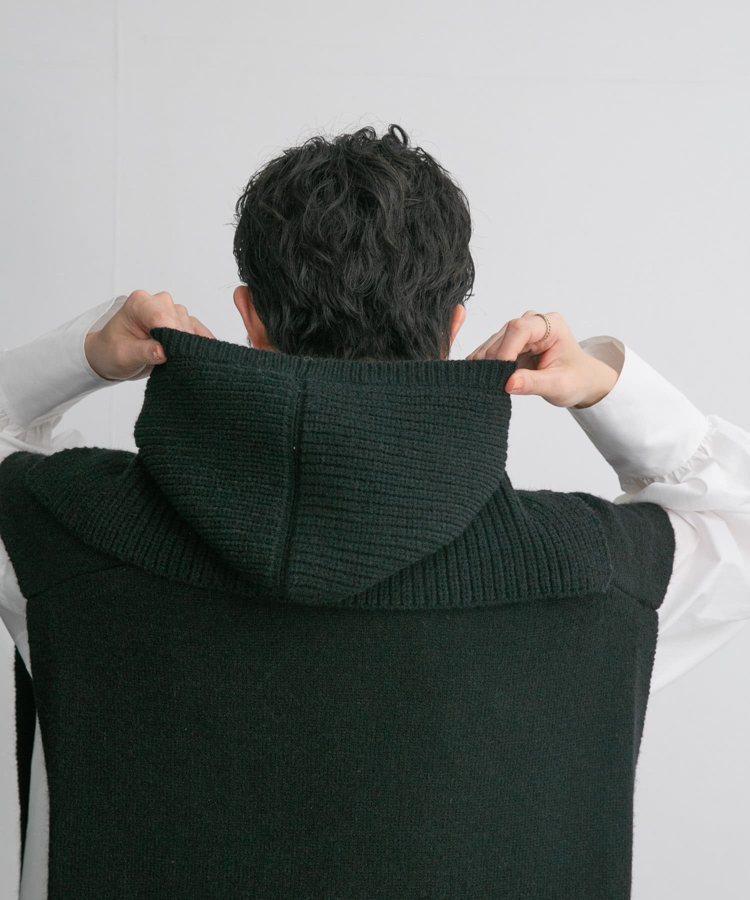 ビッグニットバラクラバ BLACK one