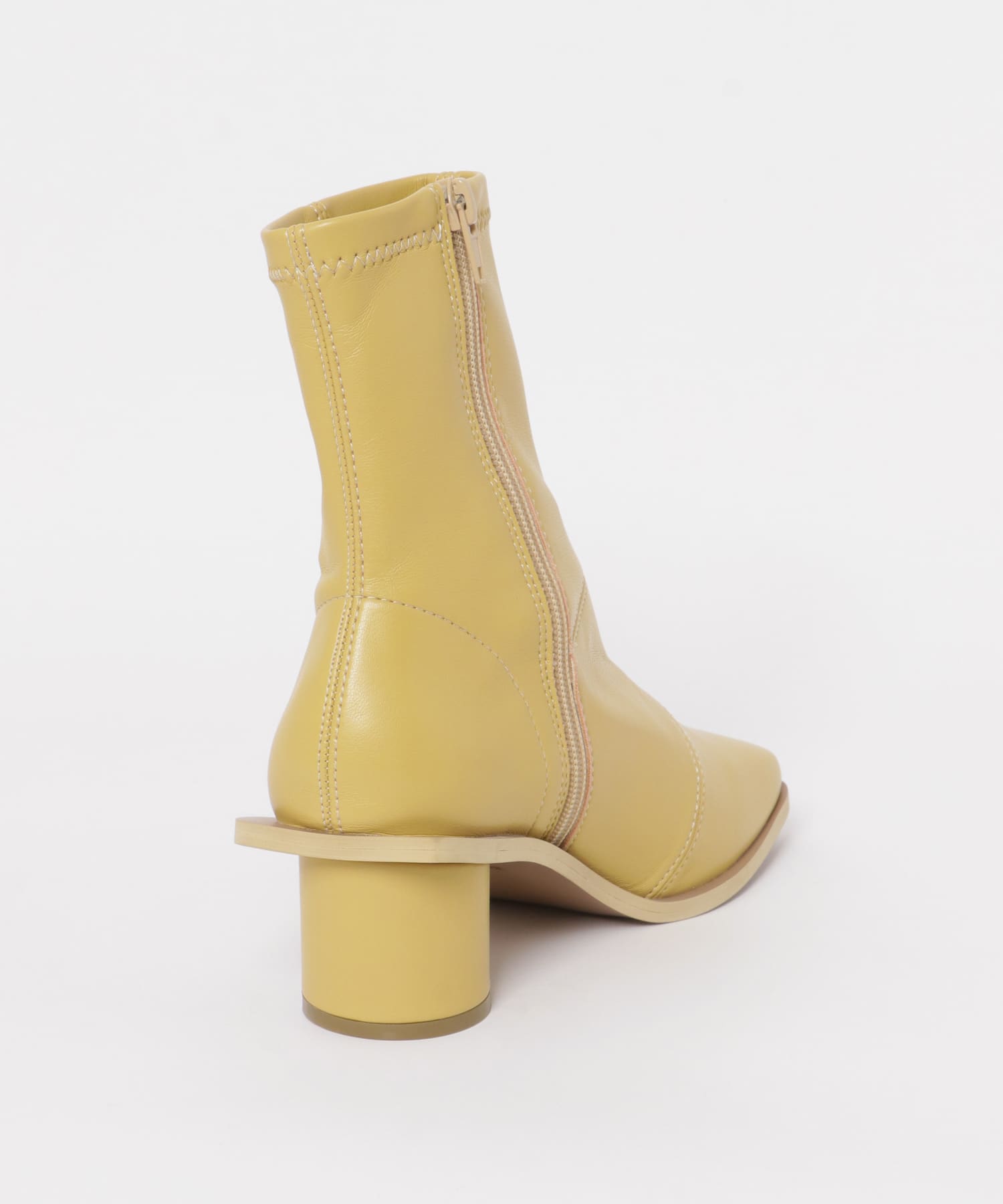 パッチワークストレッチブーツ MUSTARD 36