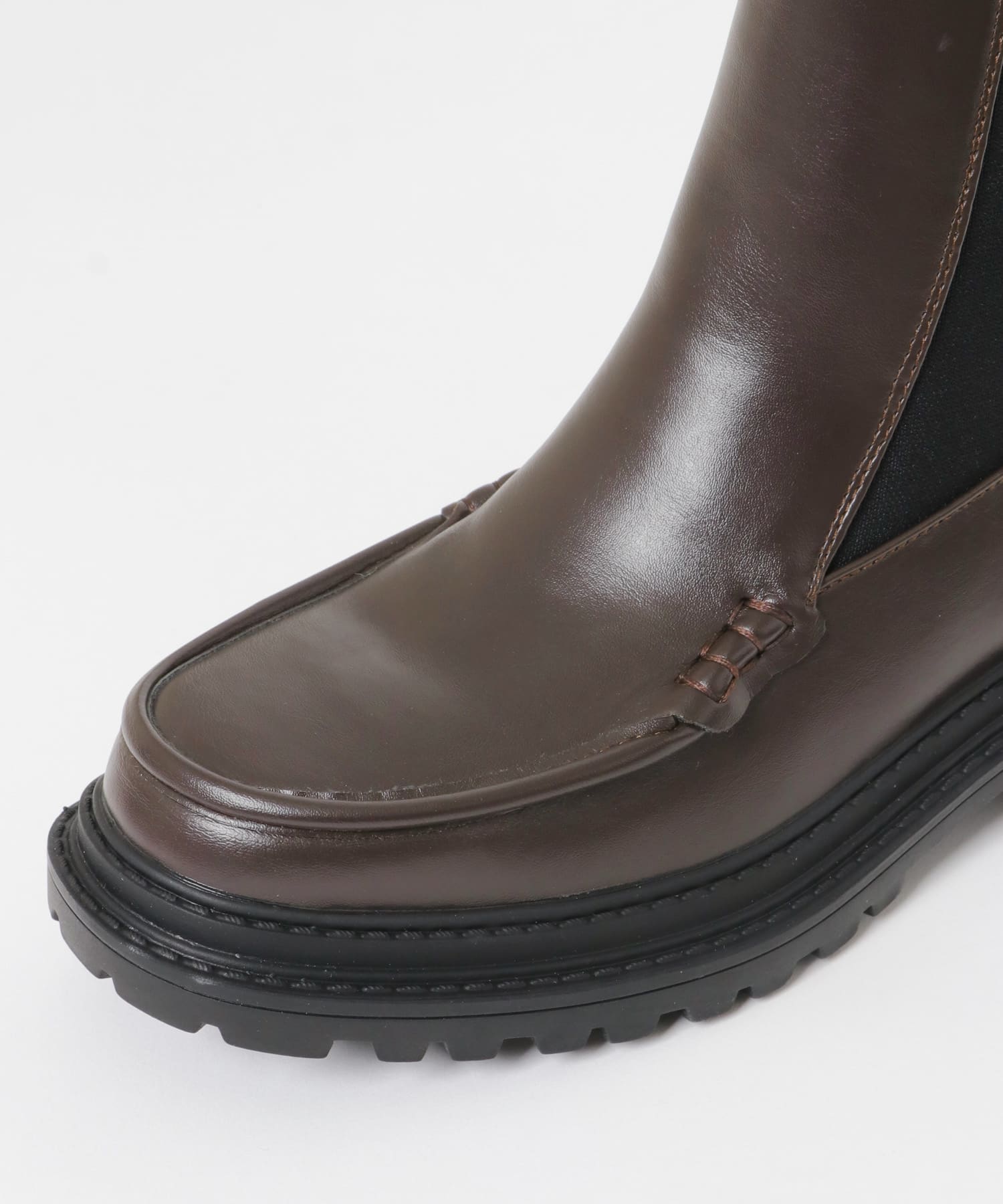 モカシントゥサイドゴアブーツ D.BROWN 36