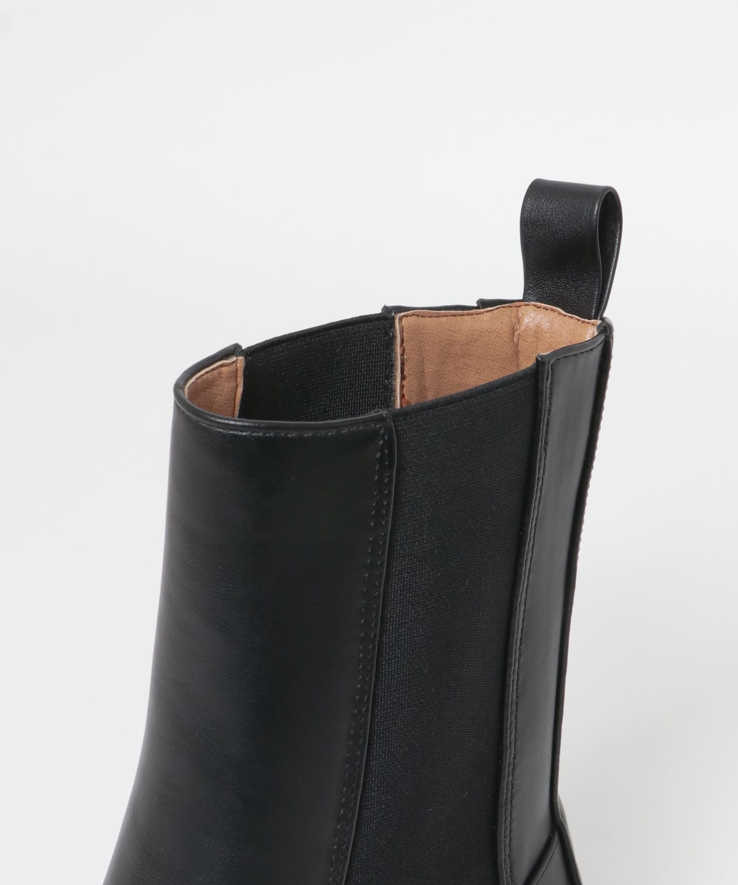 モカシントゥサイドゴアブーツ BLACK 36