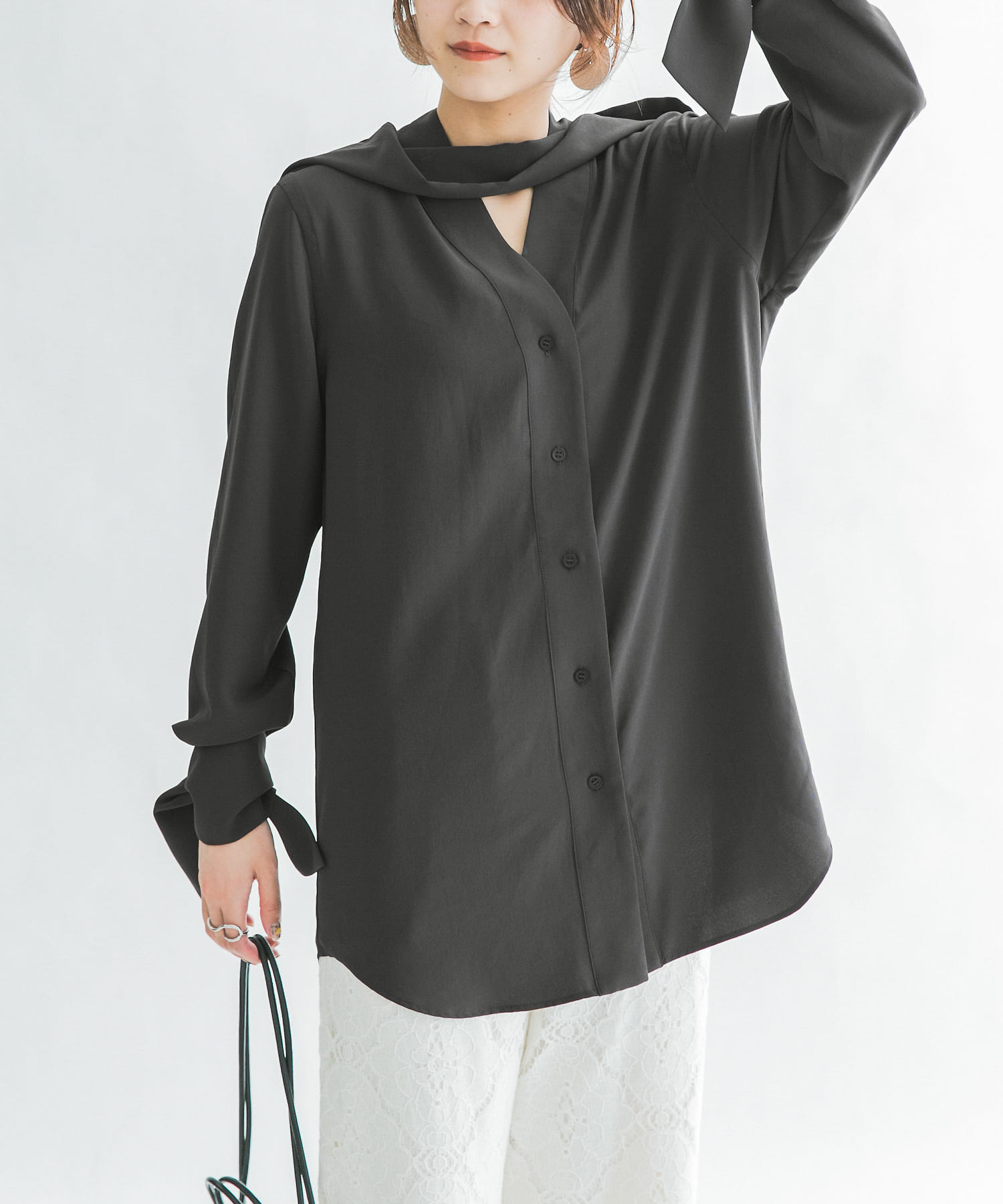 身長：165cm サイズ：one