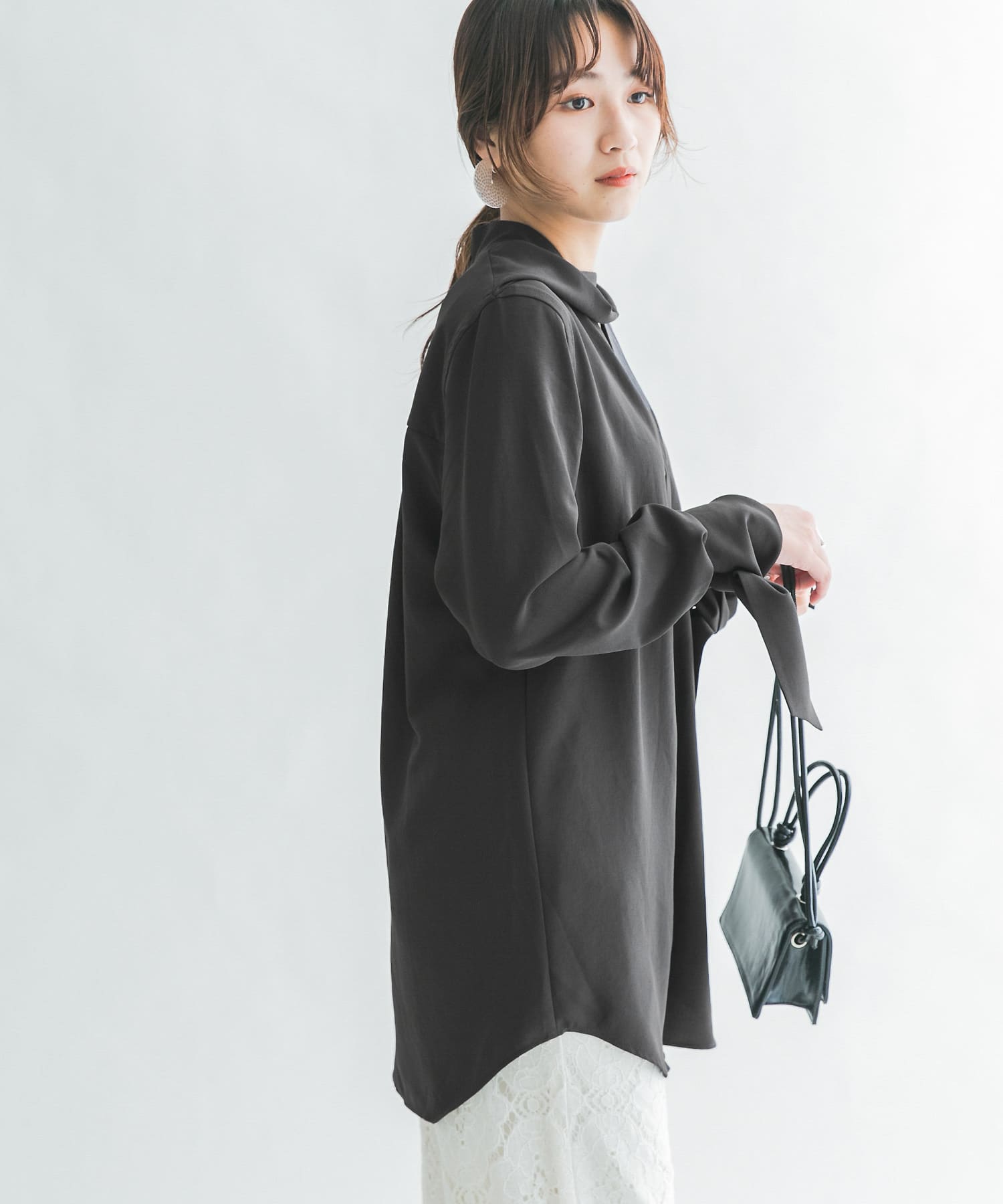 身長：165cm サイズ：one