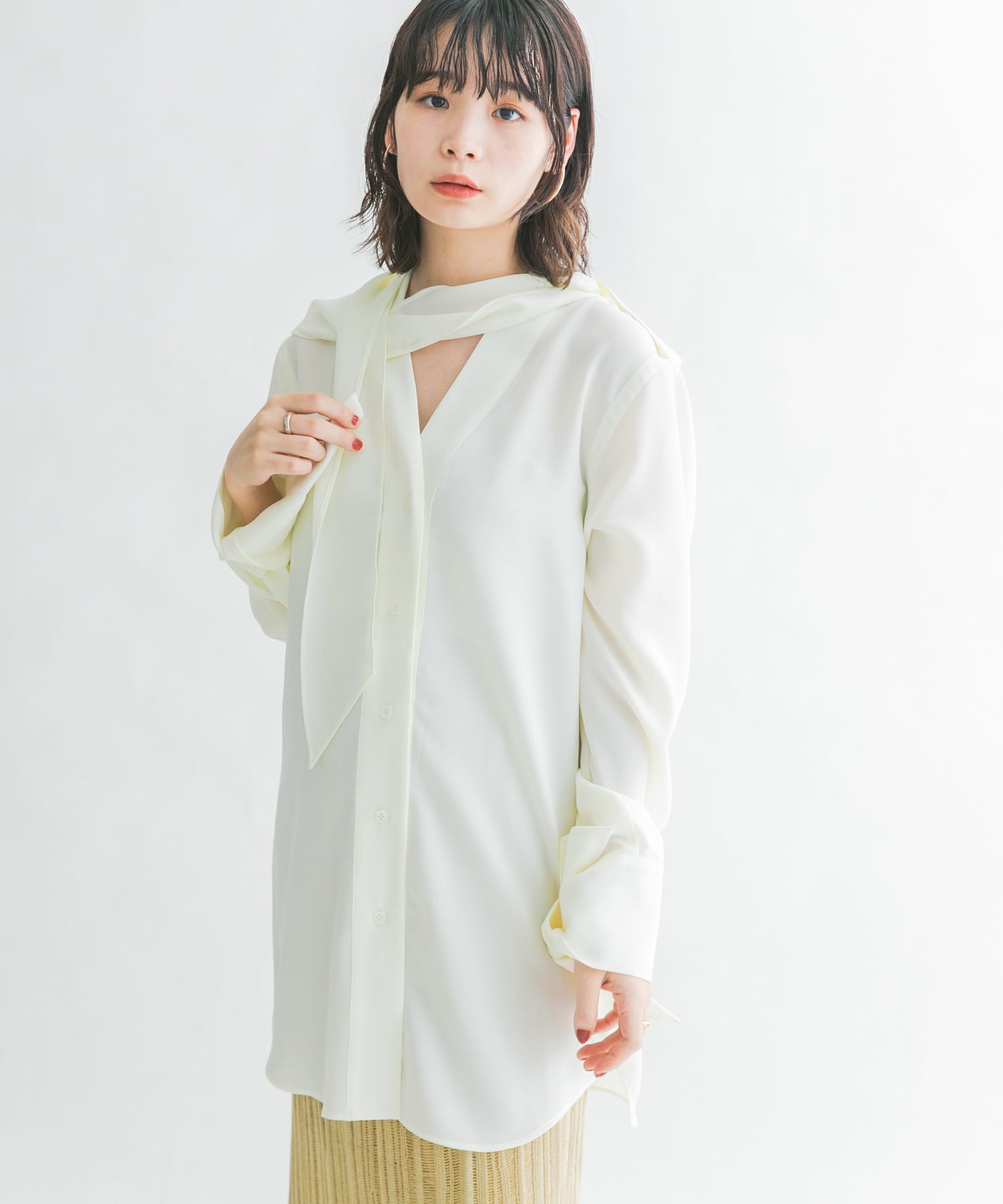 身長：160cm サイズ：one