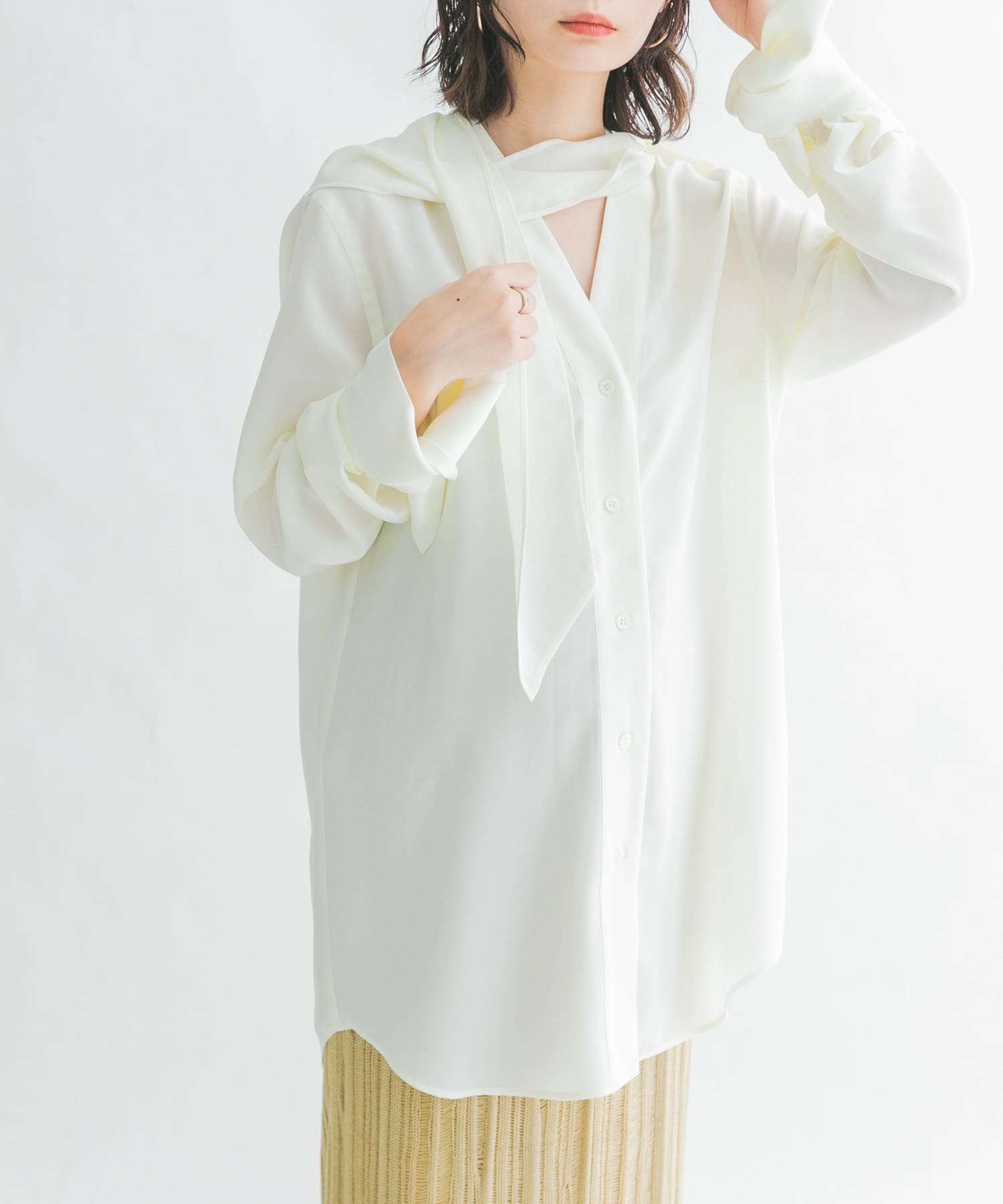 身長：160cm サイズ：one
