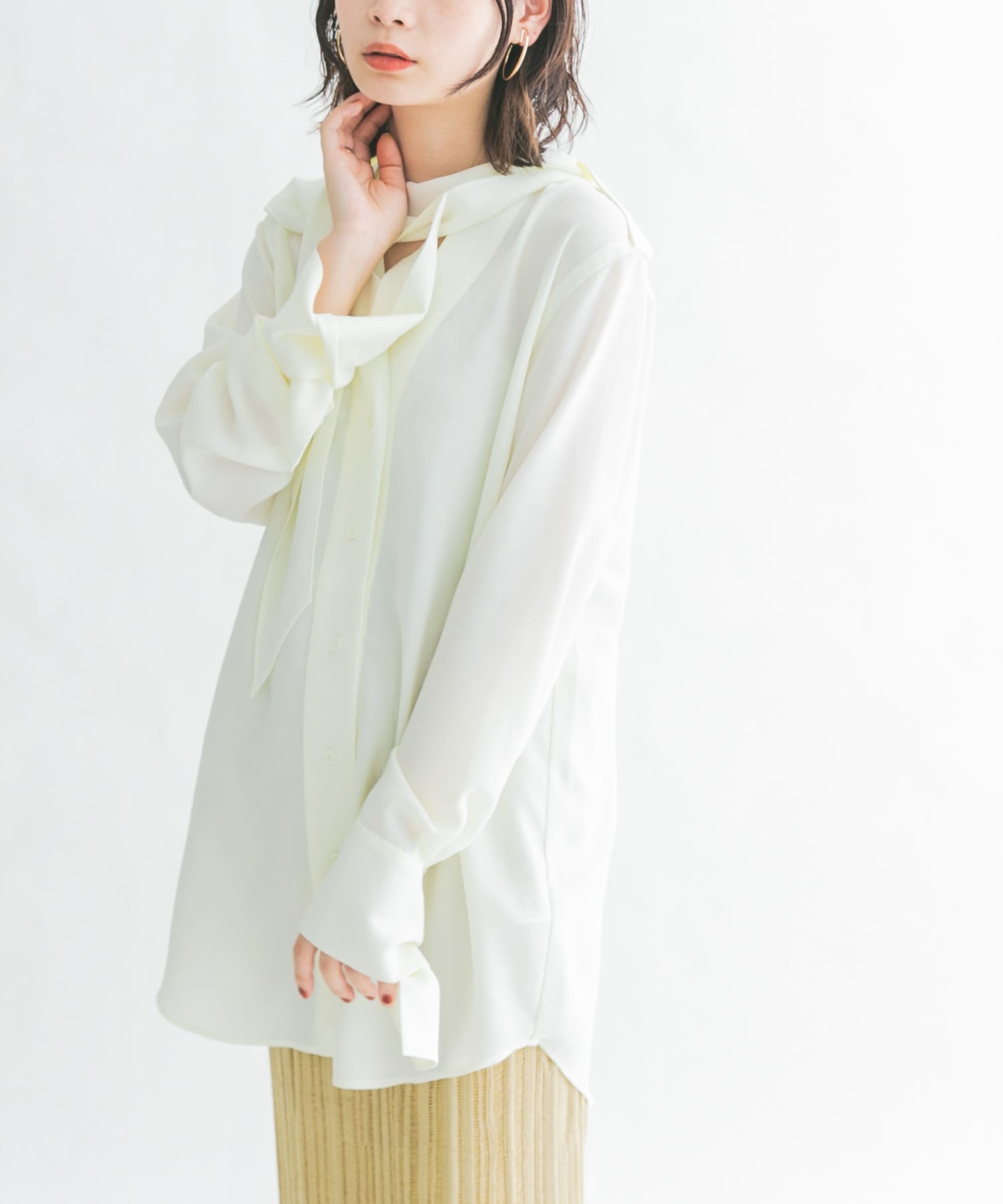 身長：160cm サイズ：one