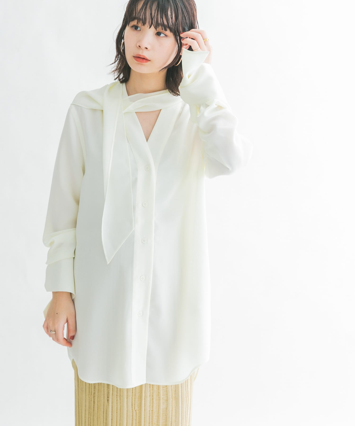 身長：160cm サイズ：one
