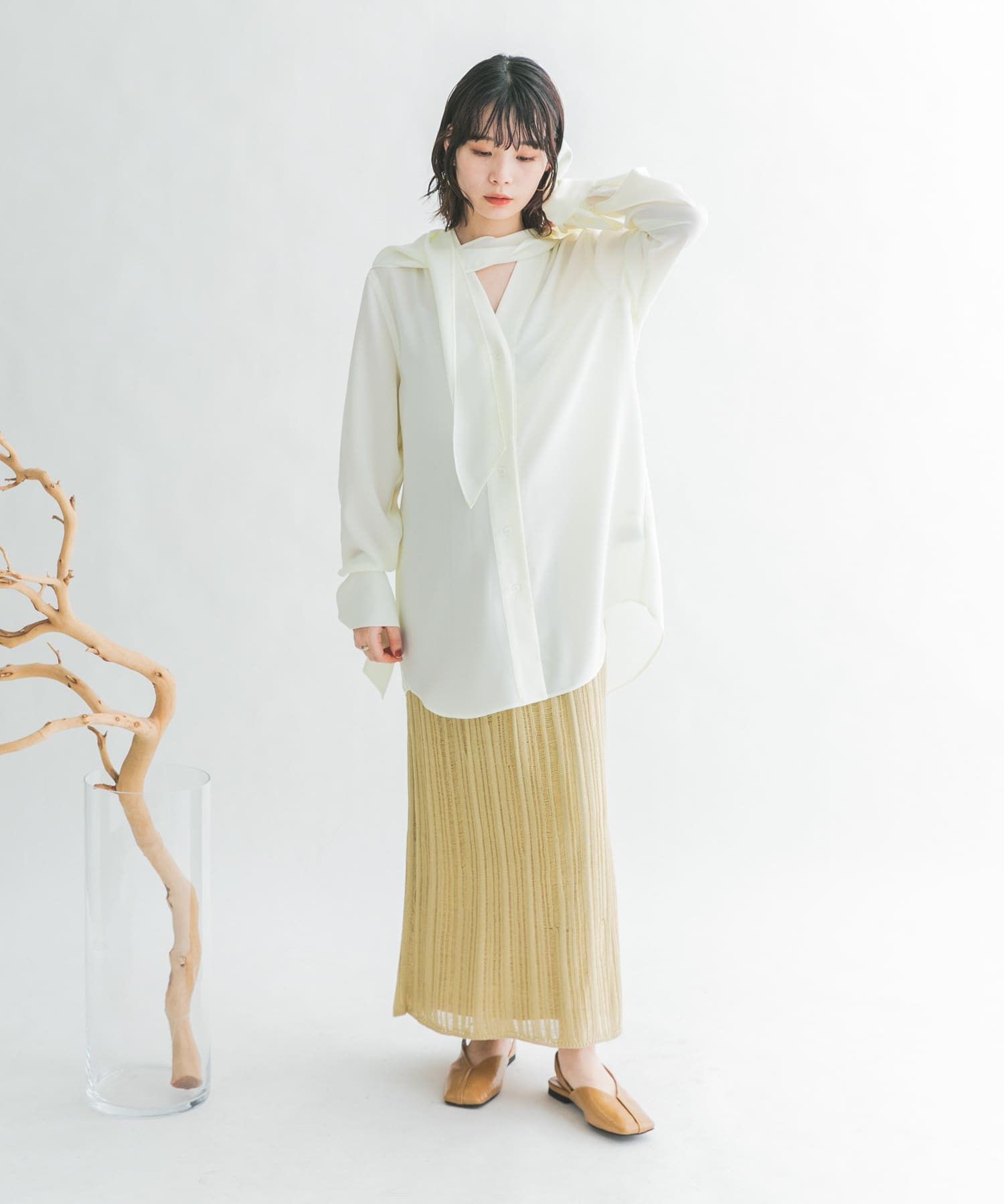 身長：160cm サイズ：one