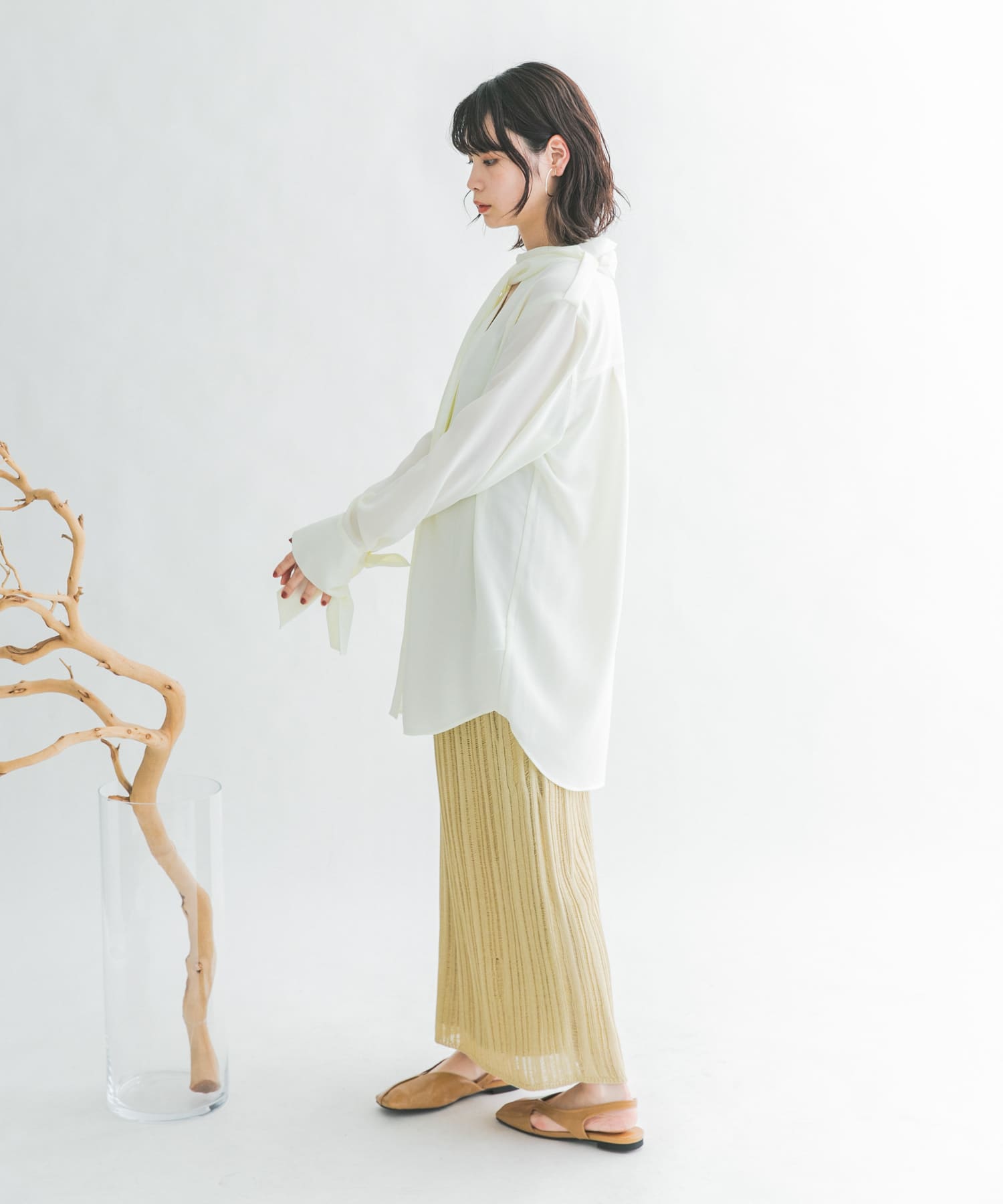 身長：160cm サイズ：one