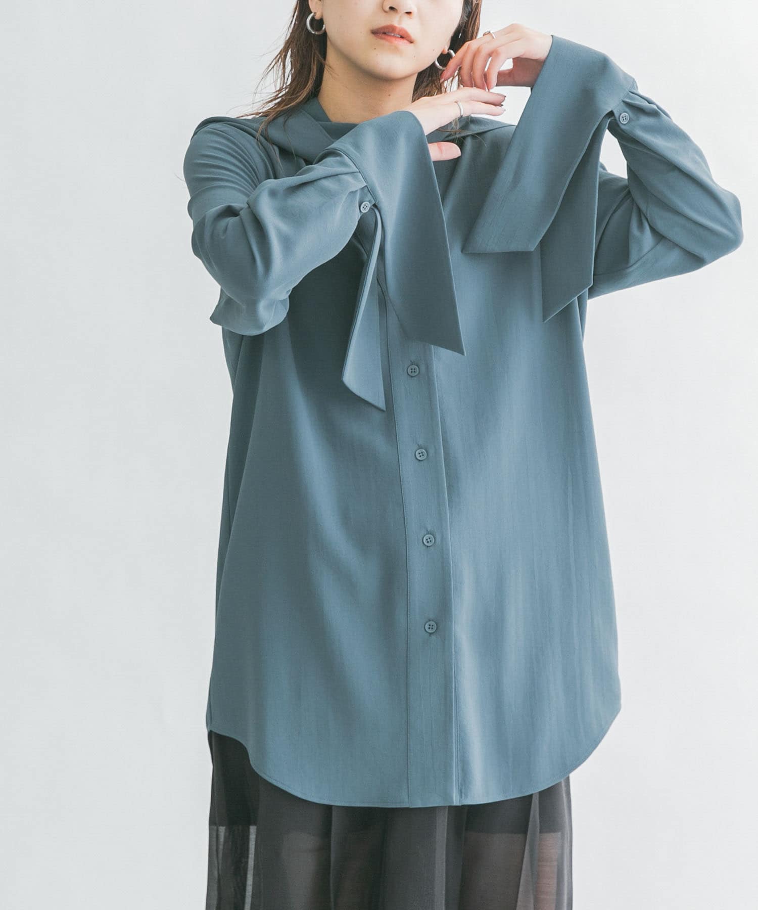身長：165cm サイズ：one