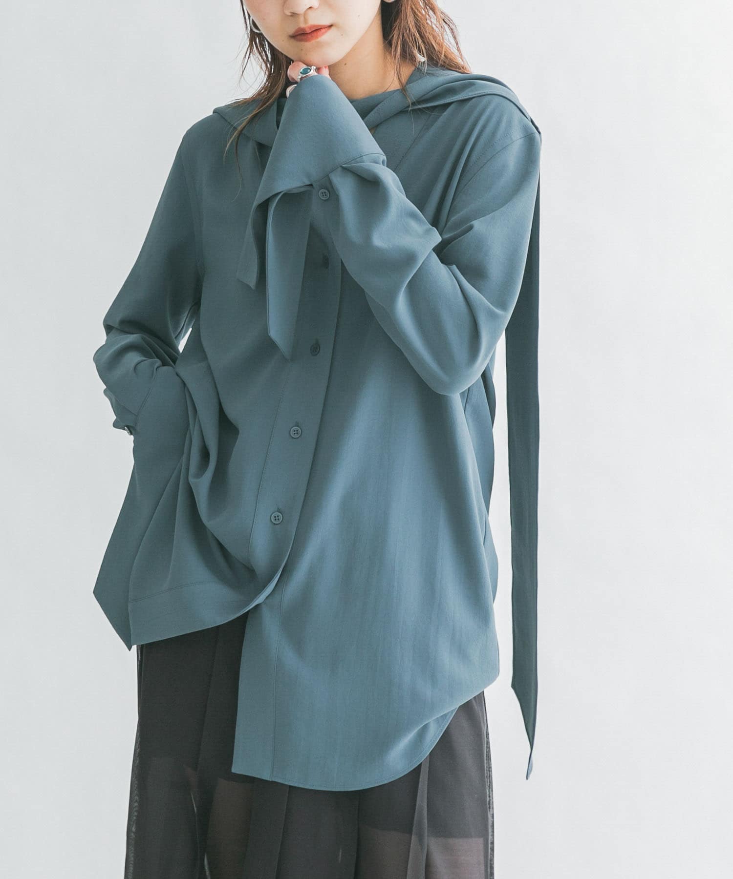 身長：165cm サイズ：one