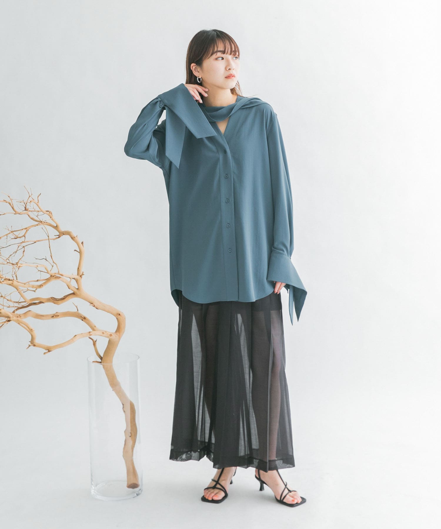 身長：165cm サイズ：one