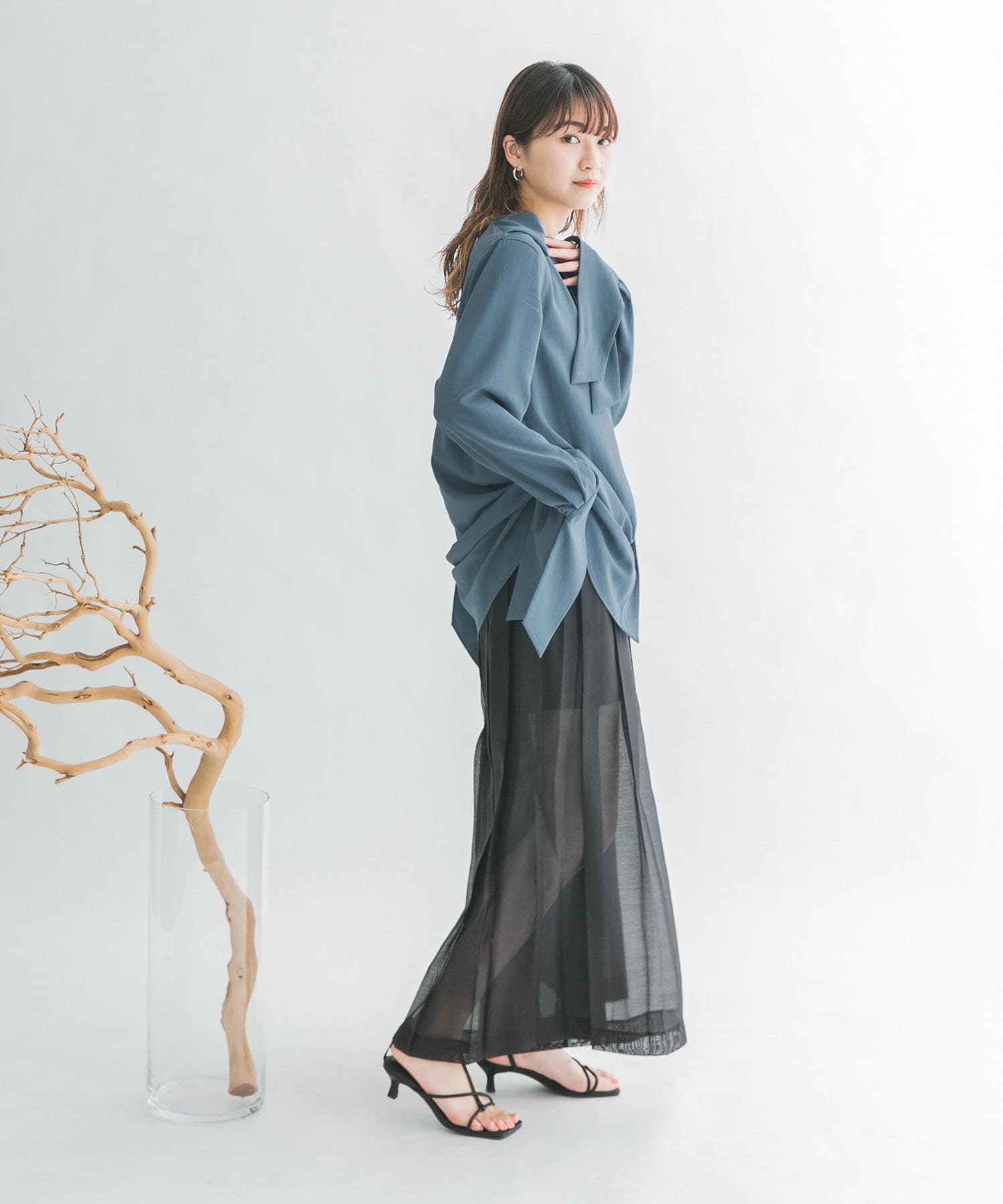 身長：165cm サイズ：one