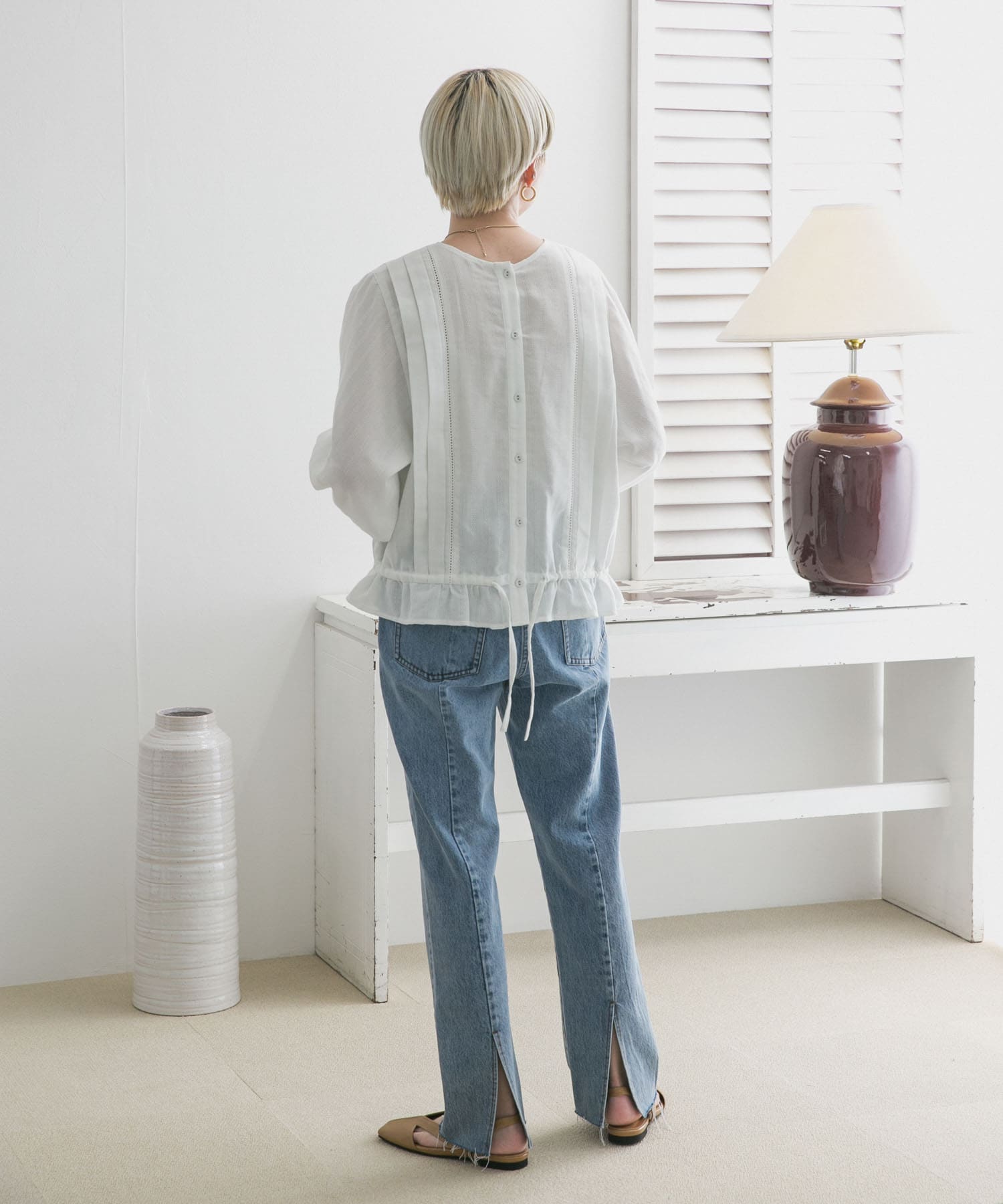 身長：157cm サイズ：one
