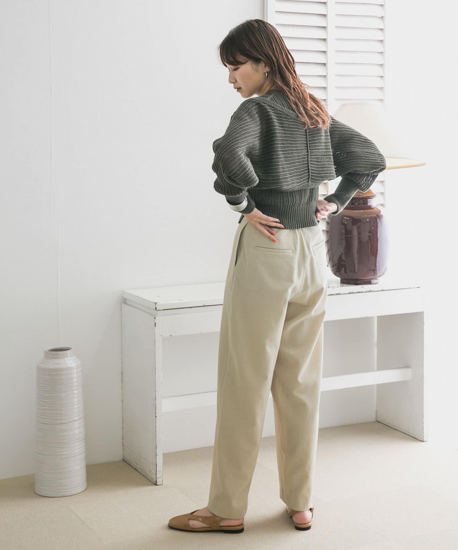 身長：165cm サイズ：one