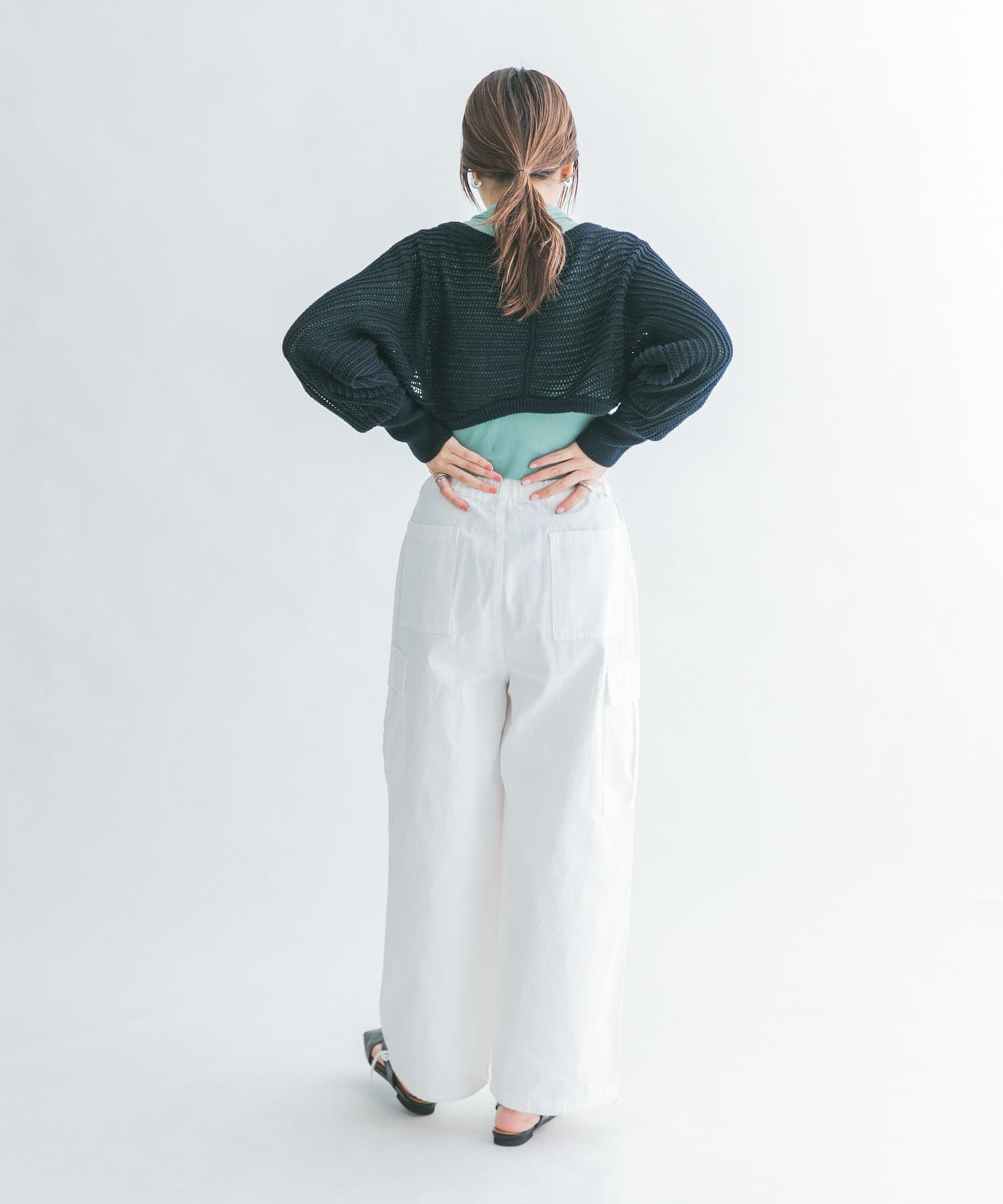 身長：165cm サイズ：one
