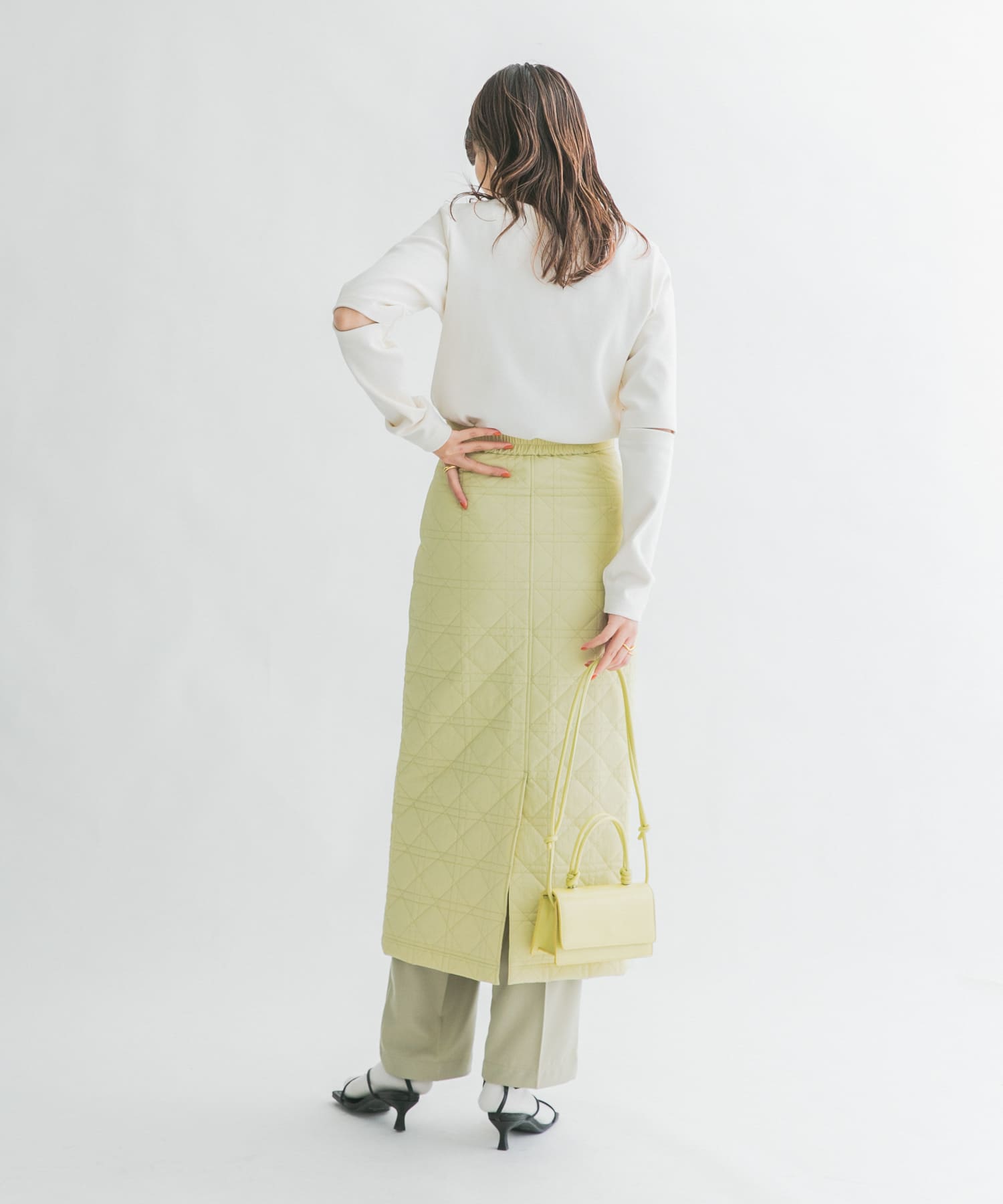 身長：165cm サイズ：one
