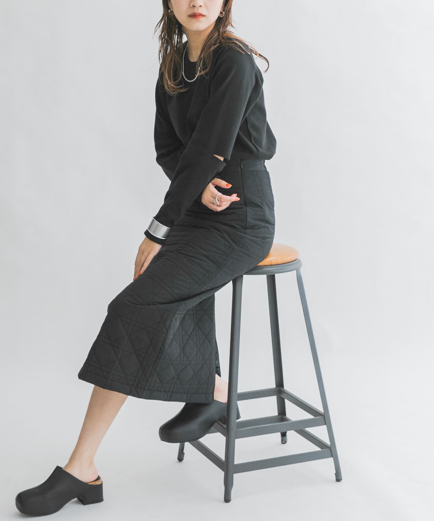 身長：165cm サイズ：one