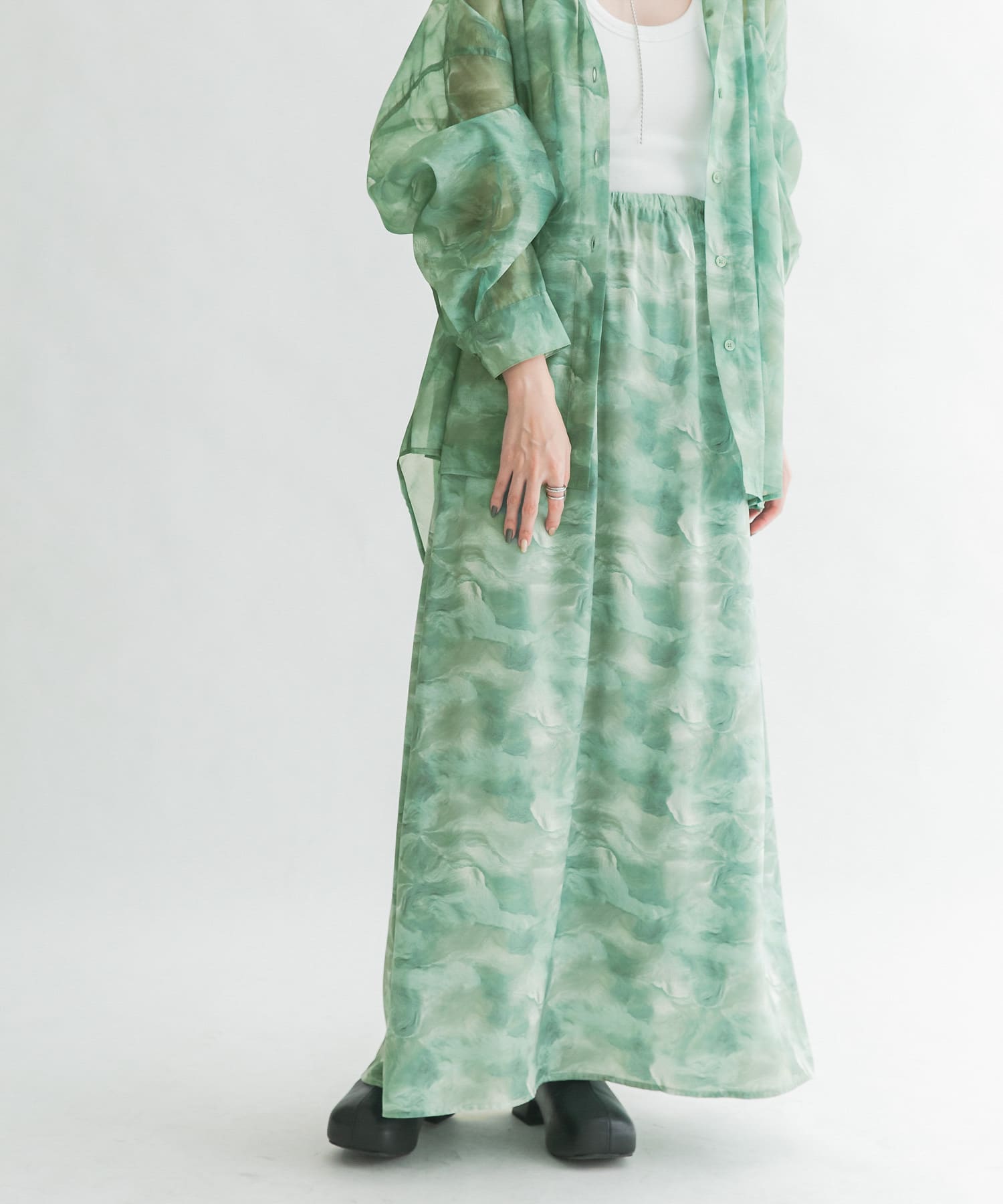 身長：157cm サイズ：one