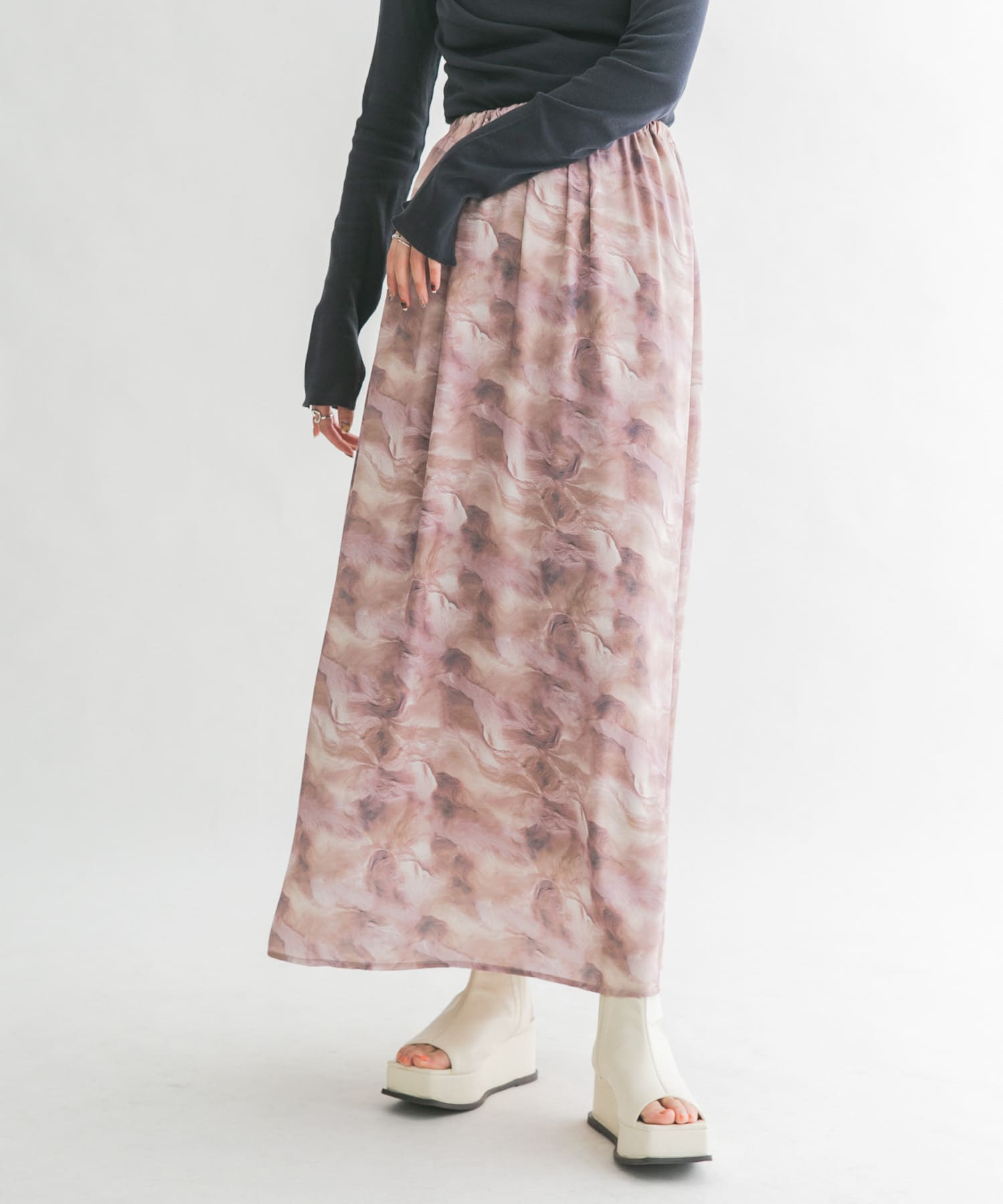 身長：165cm サイズ：one