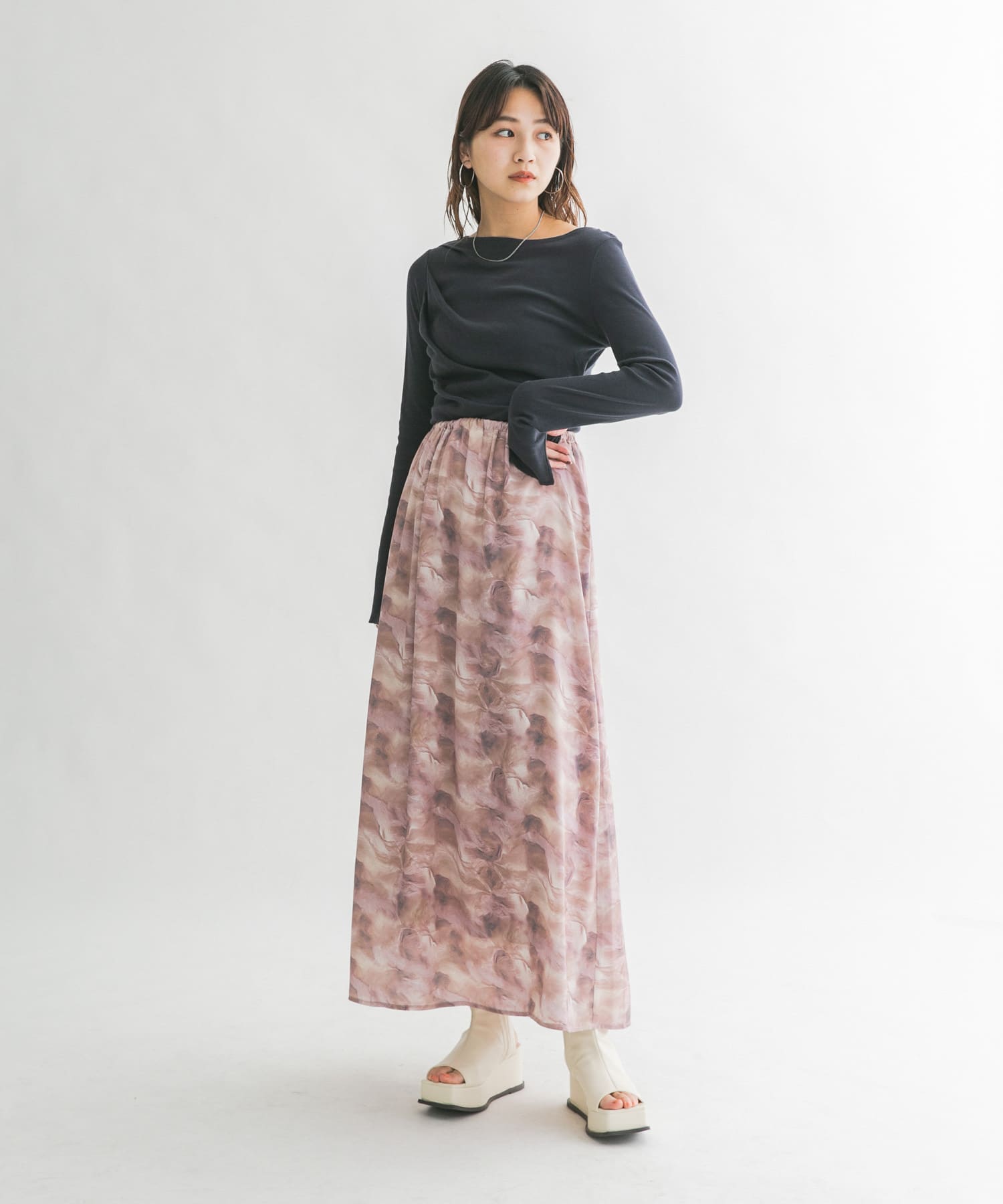 身長：165cm サイズ：one