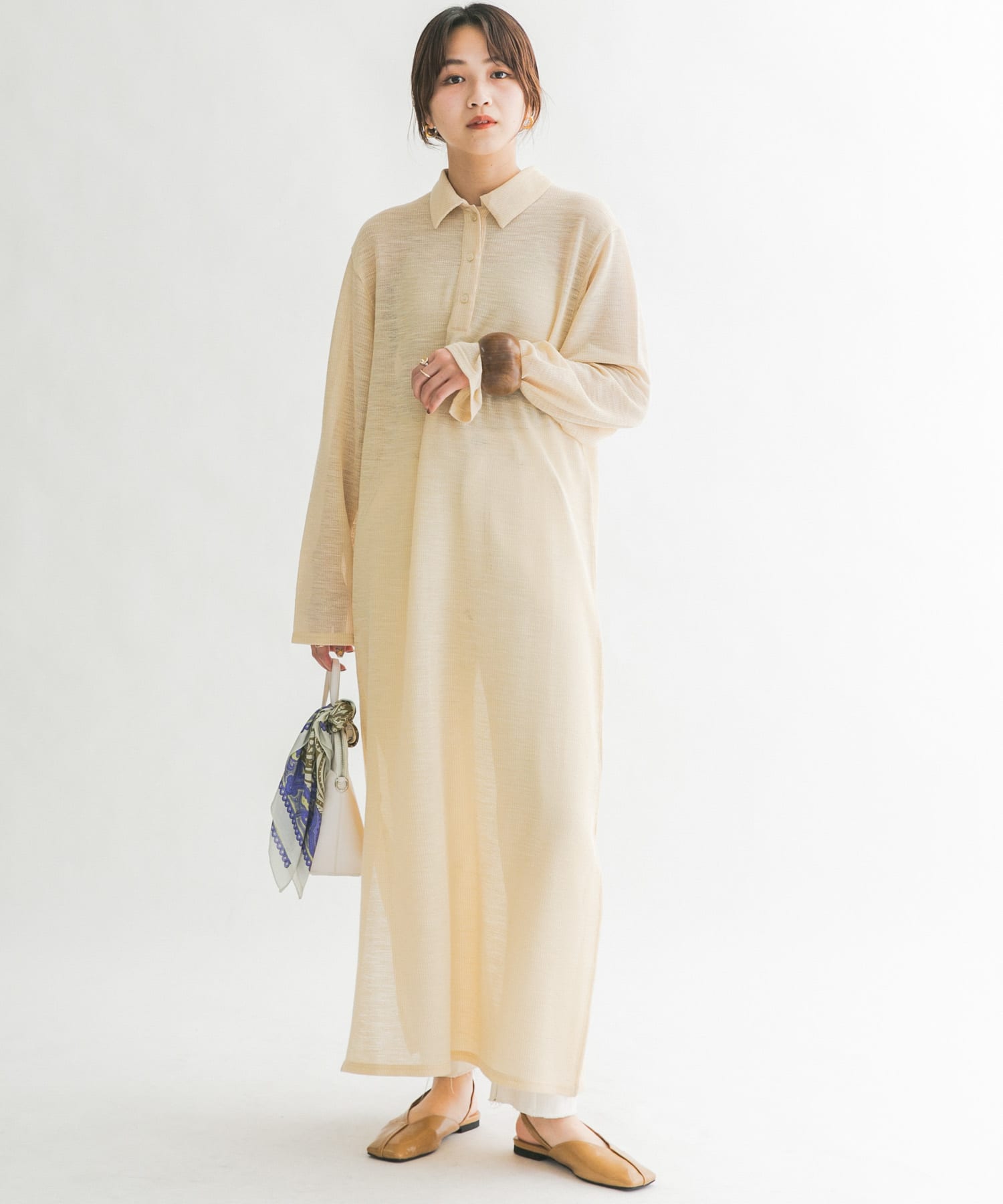 身長：165cm サイズ：one