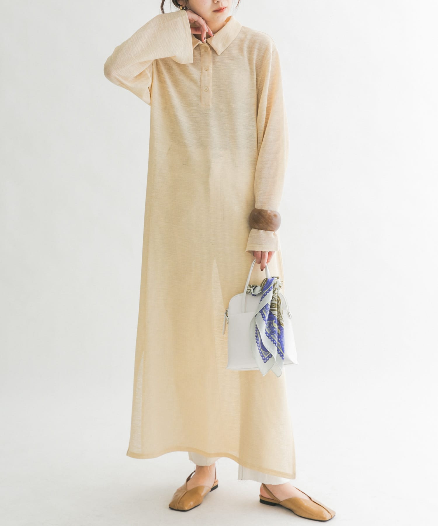 身長：165cm サイズ：one